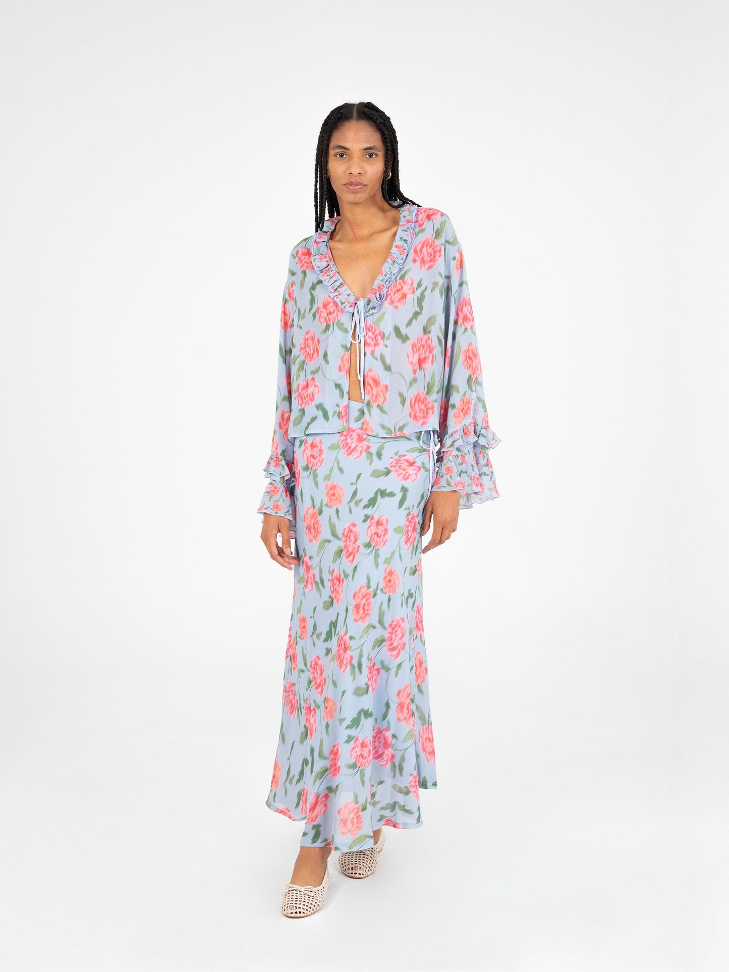 Floralis Floral Print Top