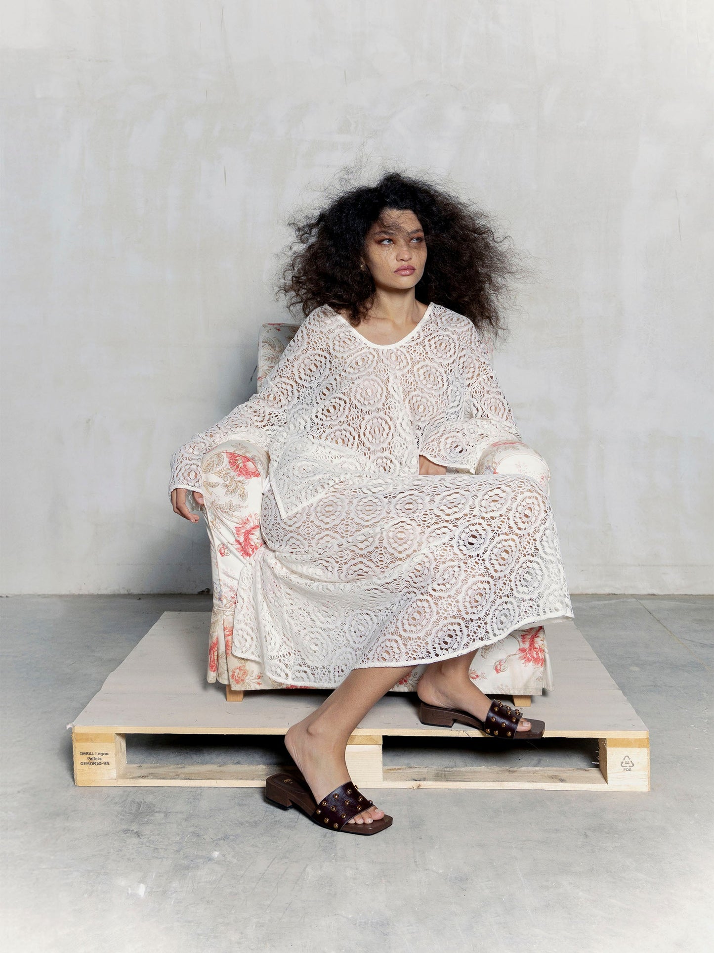 Fertessa White Lace Skirt