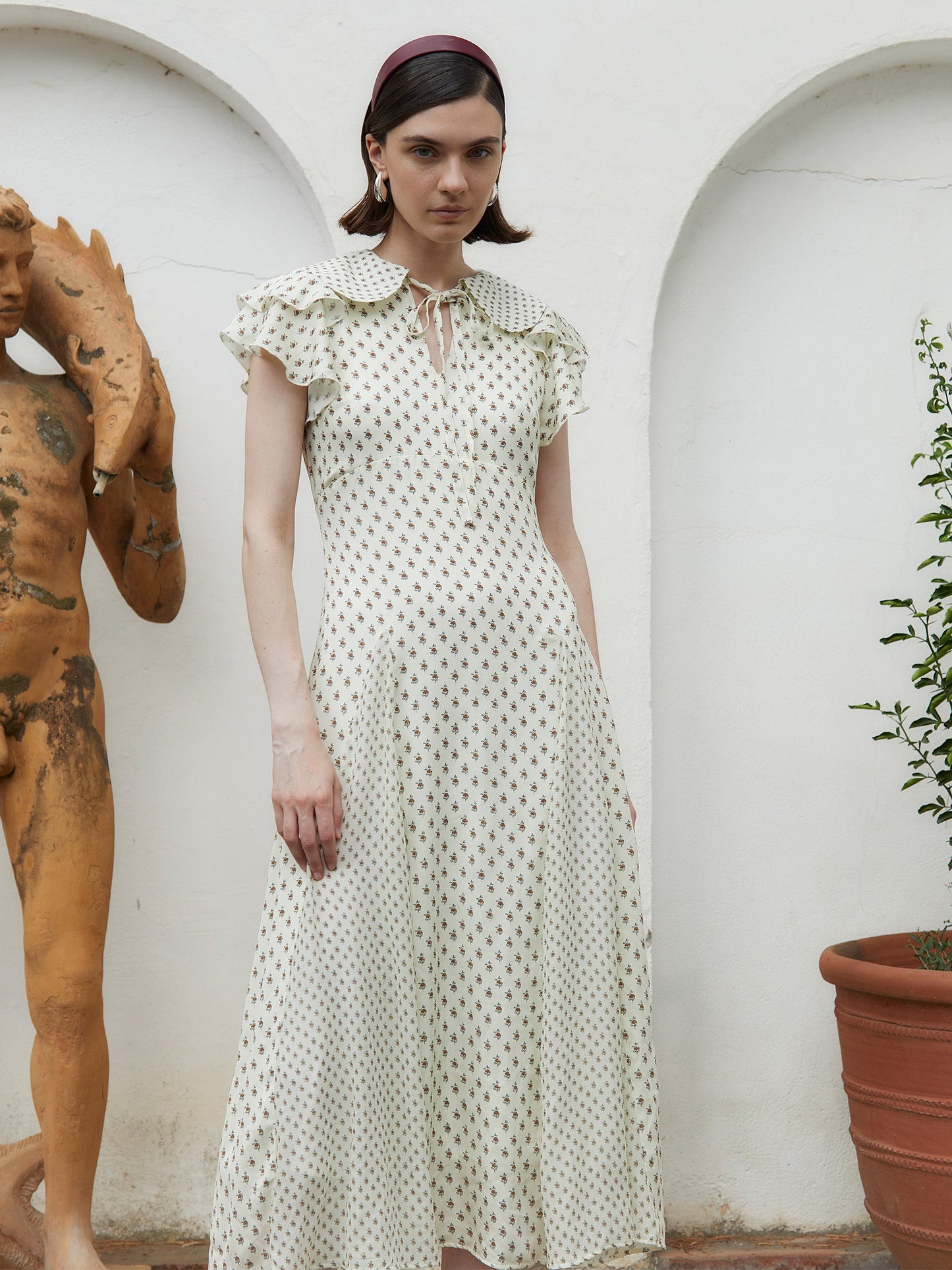 Sucrée Floral Print Long Dress