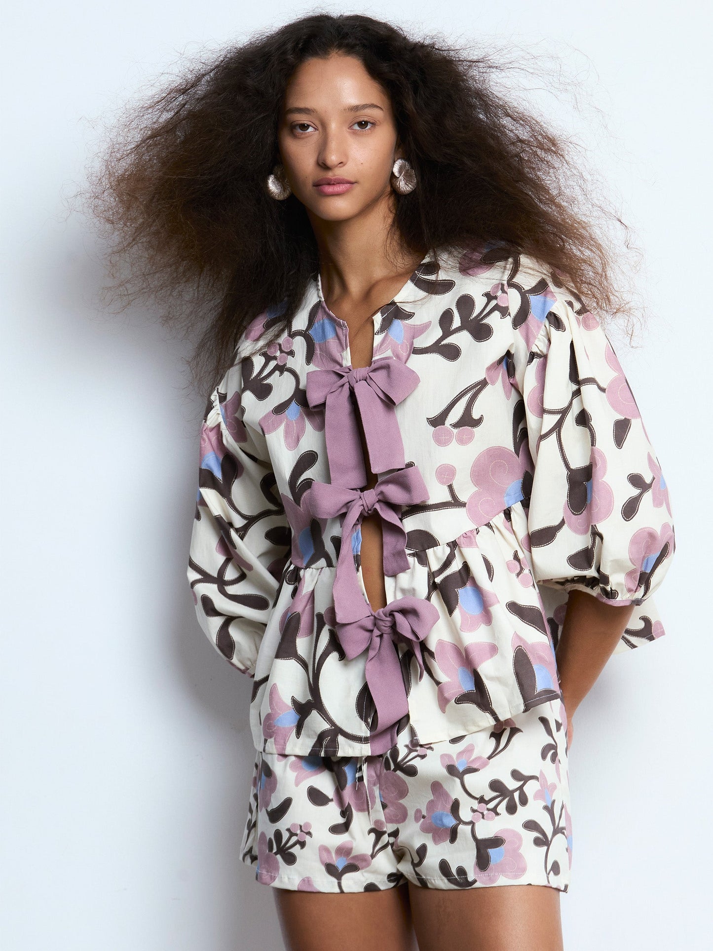 Floral Spirit Flower Print Top