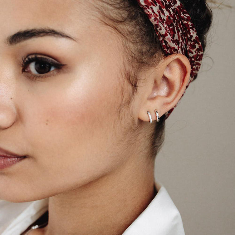 Double Hoop Illusion Earrings