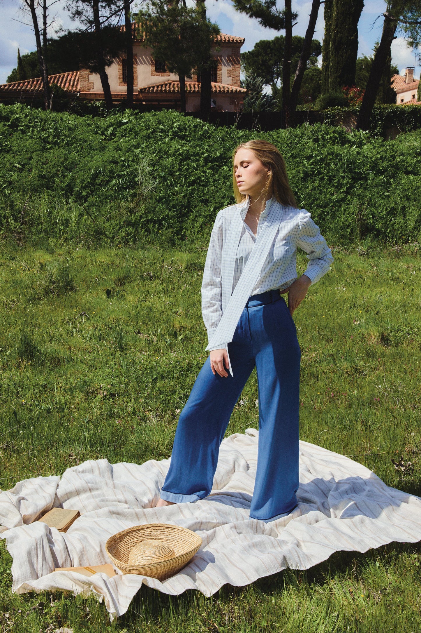 Laurel Denim Blue Pants