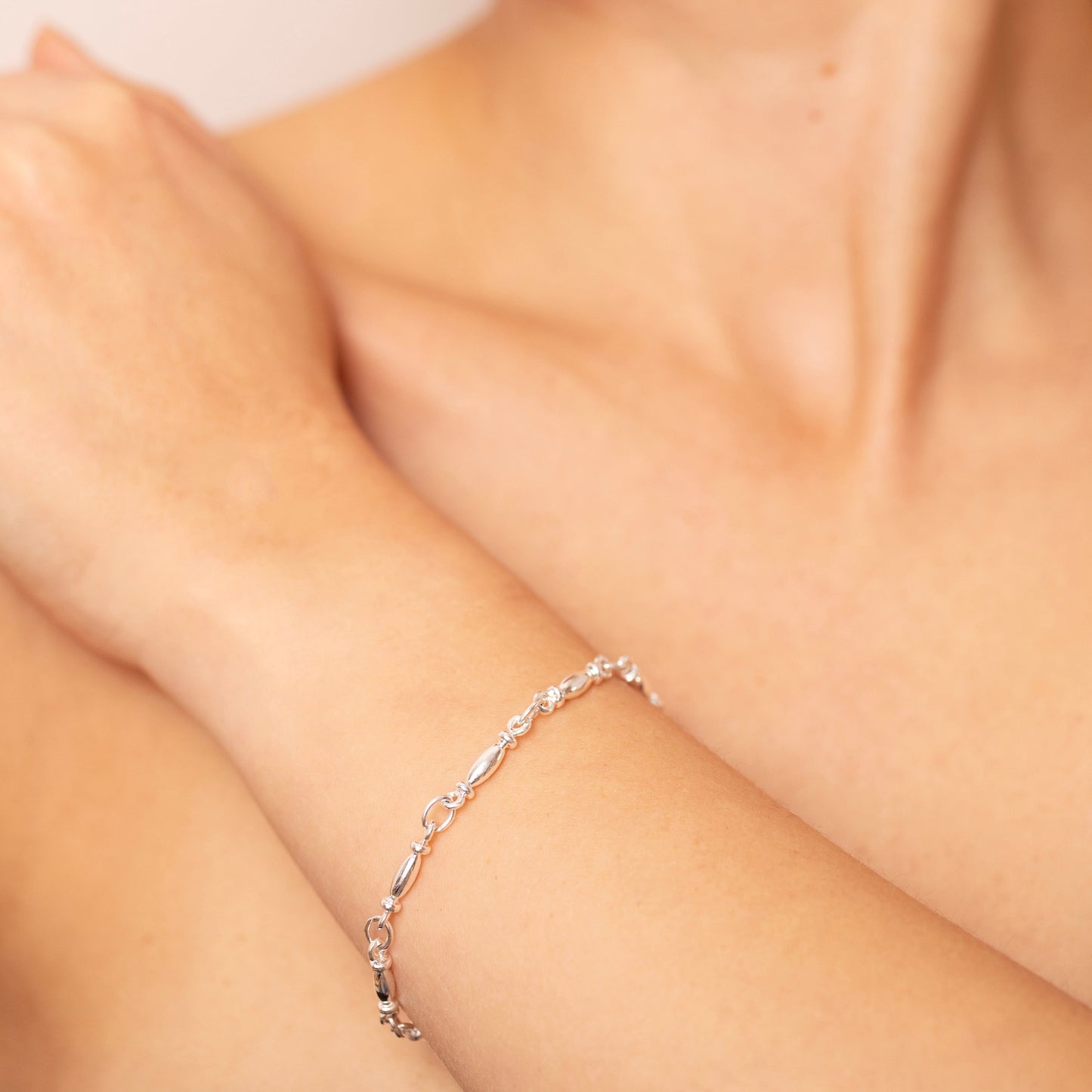 Vintage Silver Link Bracelet