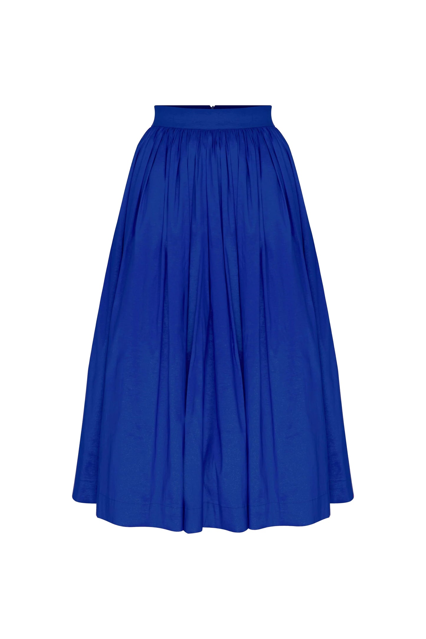 Lou Lou Midi Skirt in Bleu
