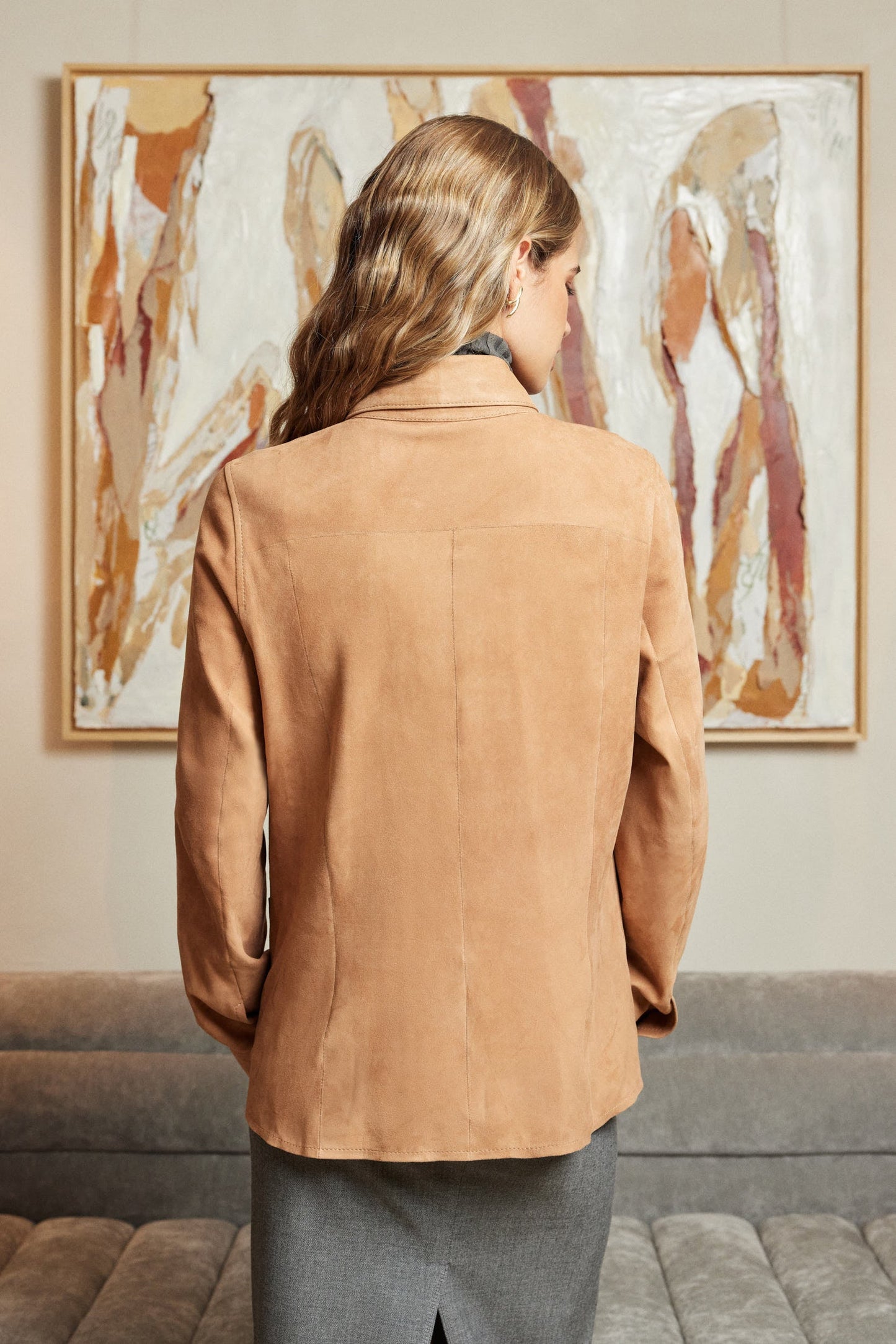 Manech Limited Edition Camel Suede Jacket