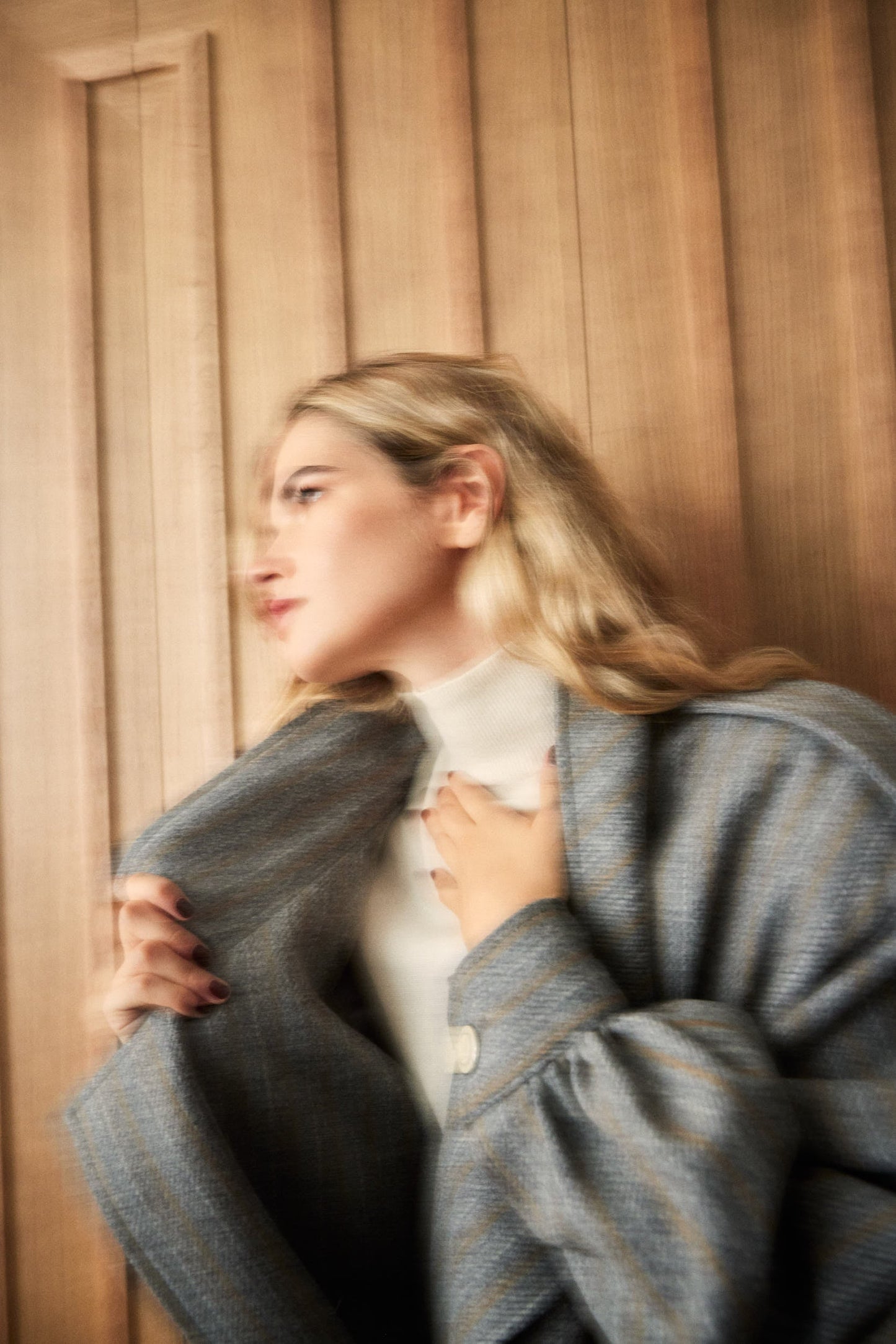 Wool Jacket Light Grey