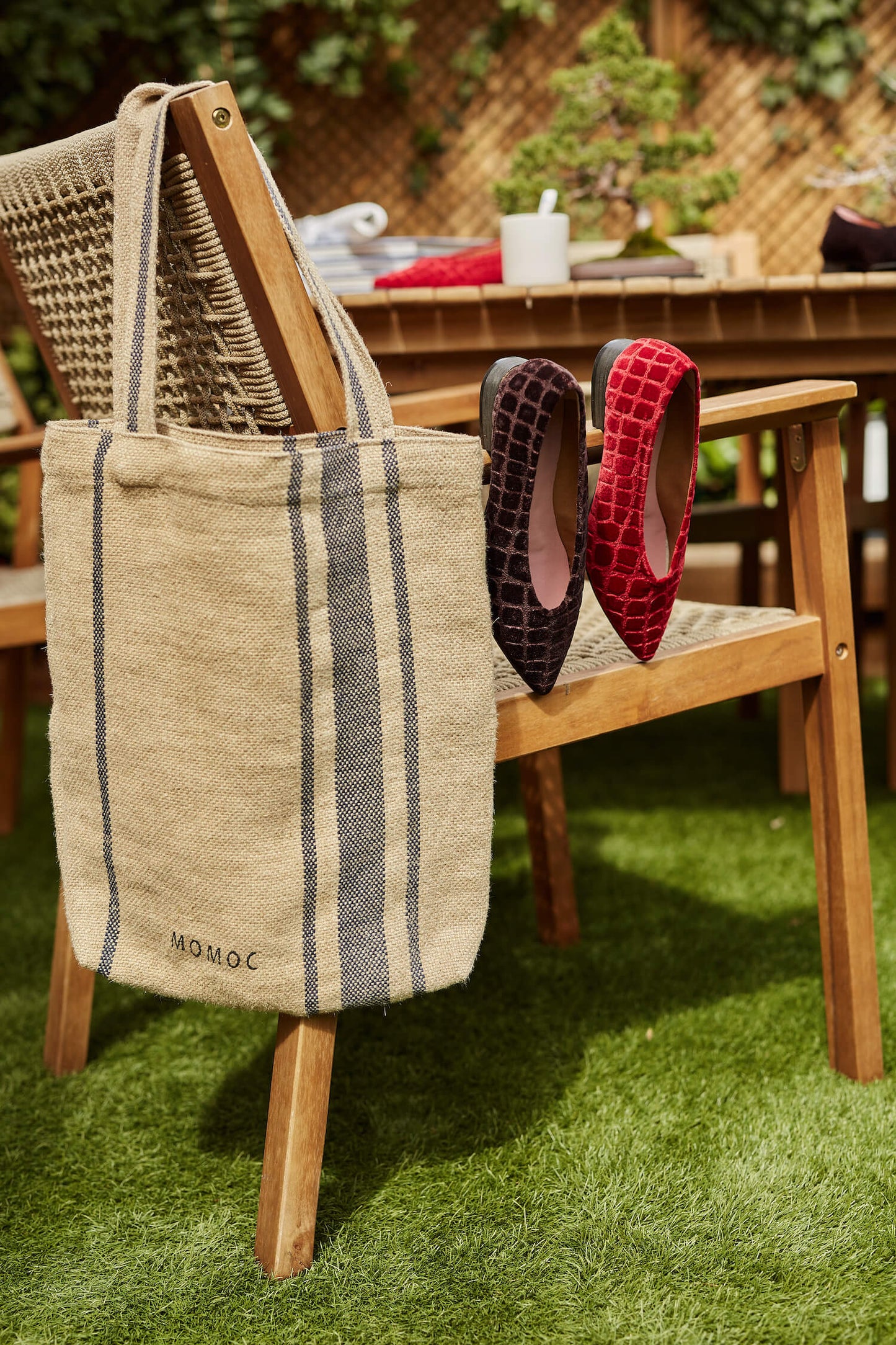 Momoc Tote Bag 100% Linen