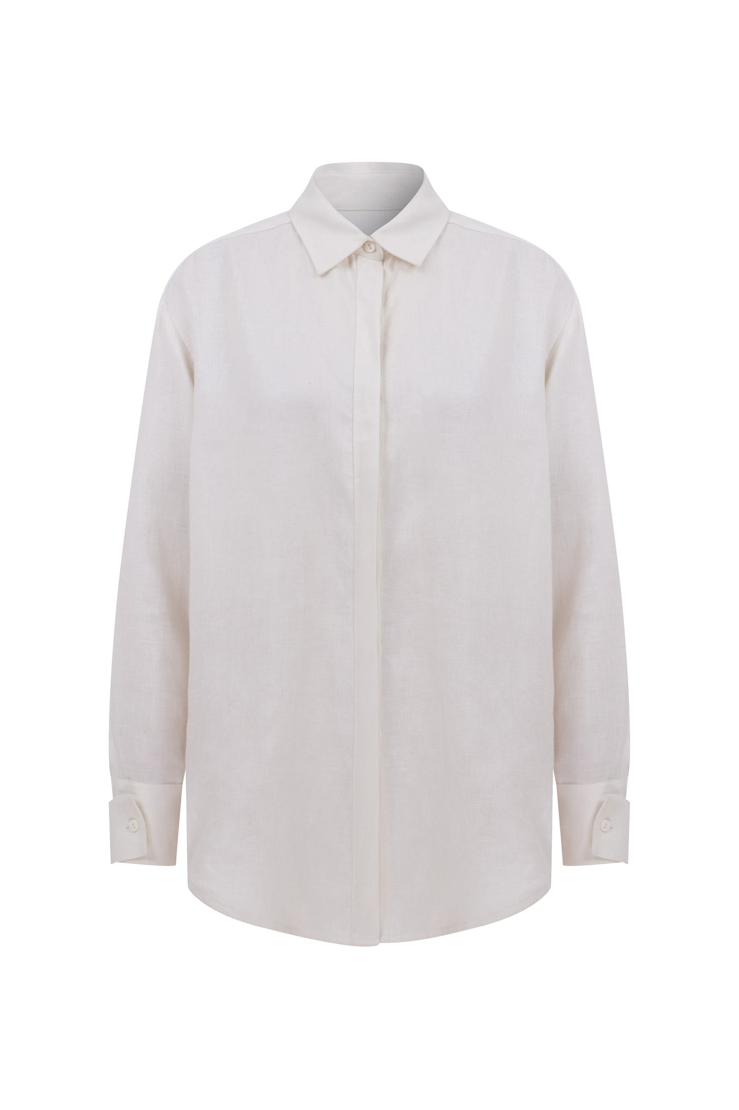 Ravenna Linen Shirt in White