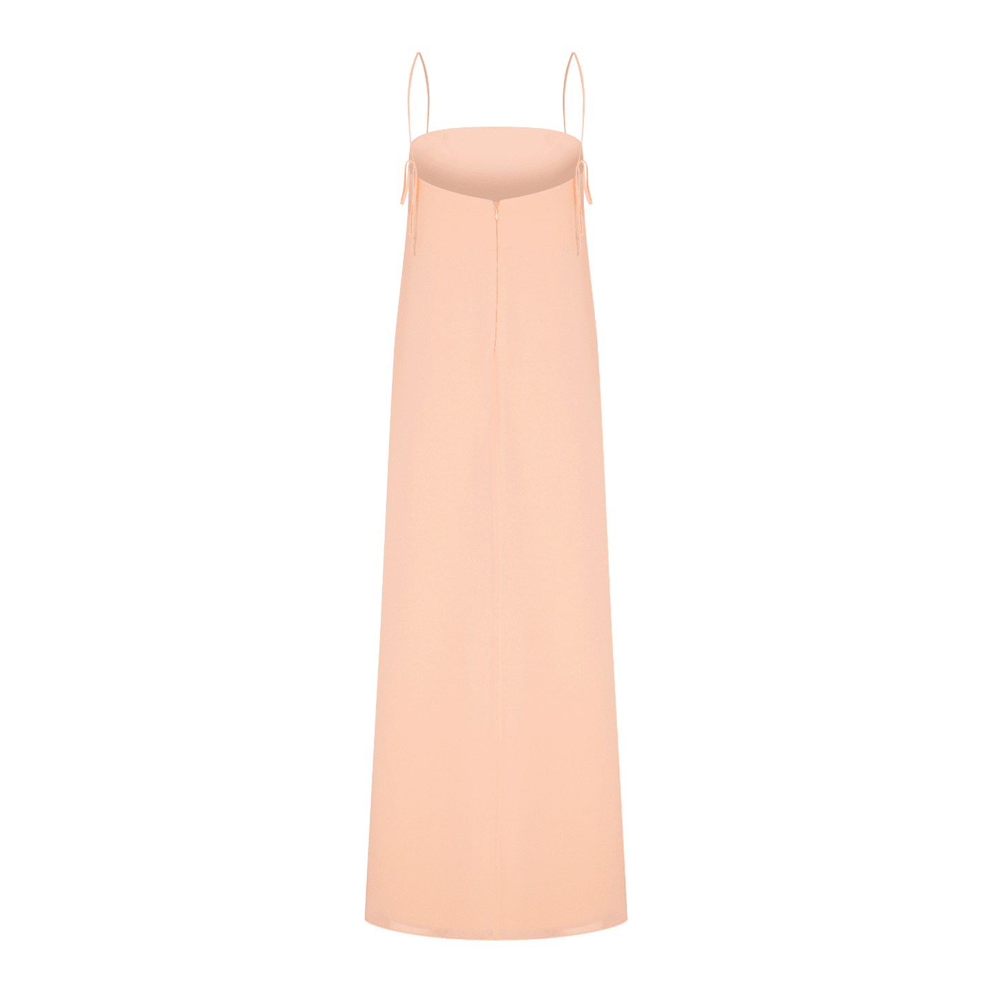 Aella Long Dress in Apricot Cream Maxi Dress Nazli Ceren
