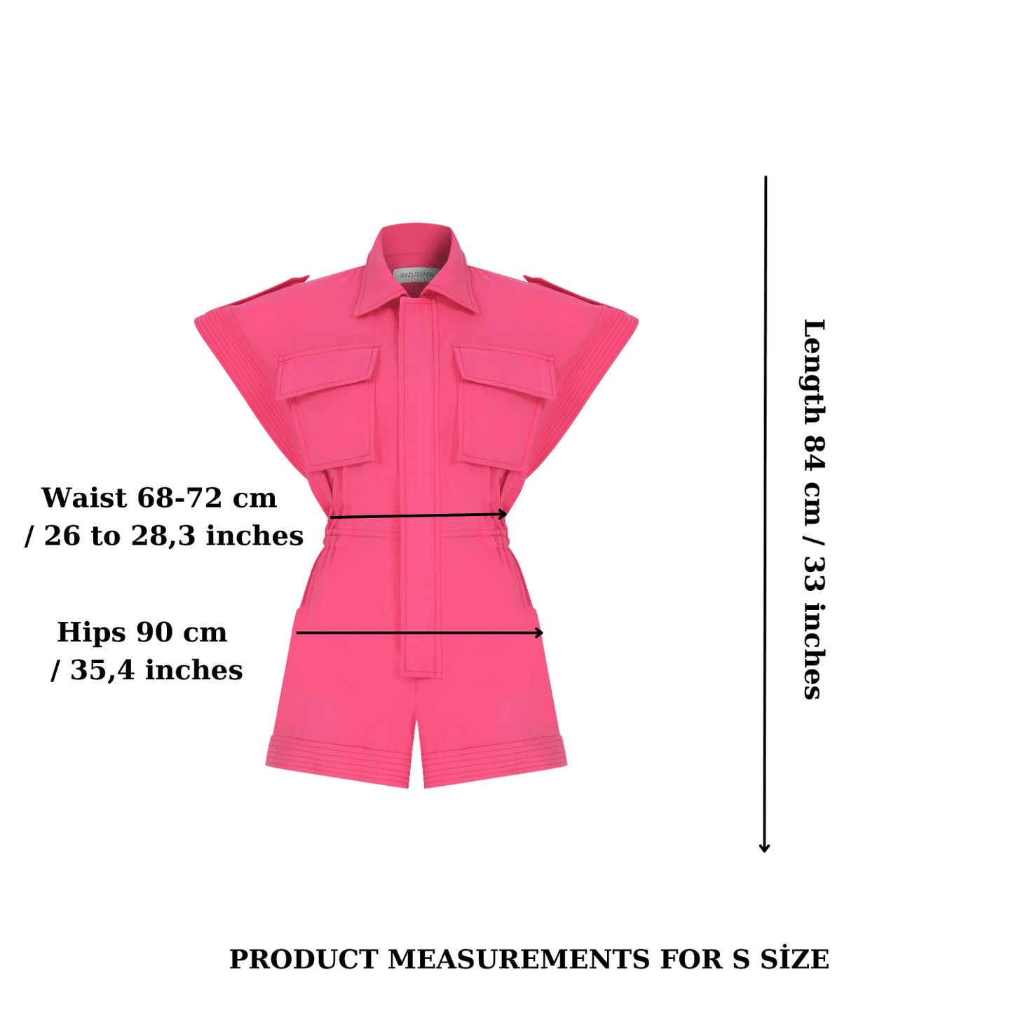 Aleiada Playsuit in Virtual Pink Jumpsuits & Rompers Nazli Ceren