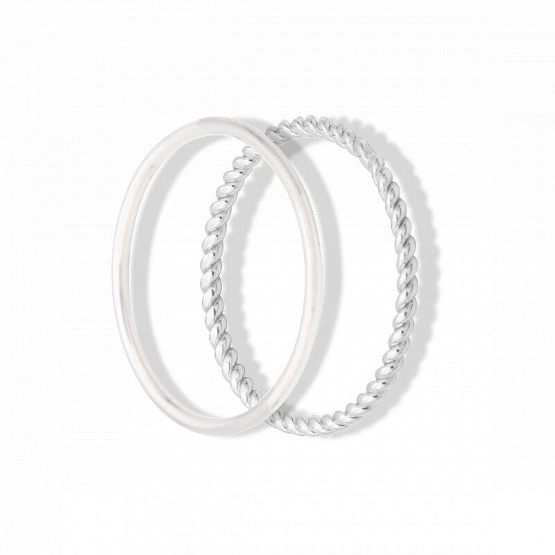 Ami & Emi Ring Set Sterling Silver Rings Majime