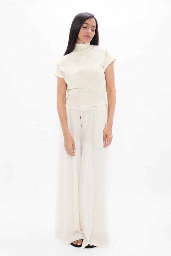 Ankara Palazzo Jogger Powder Wide Leg Pants 1 People