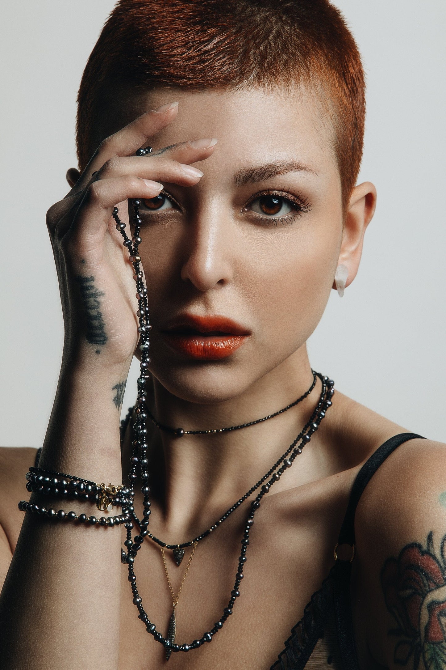 Beaded Pearl Necklace Necklaces MH Designs