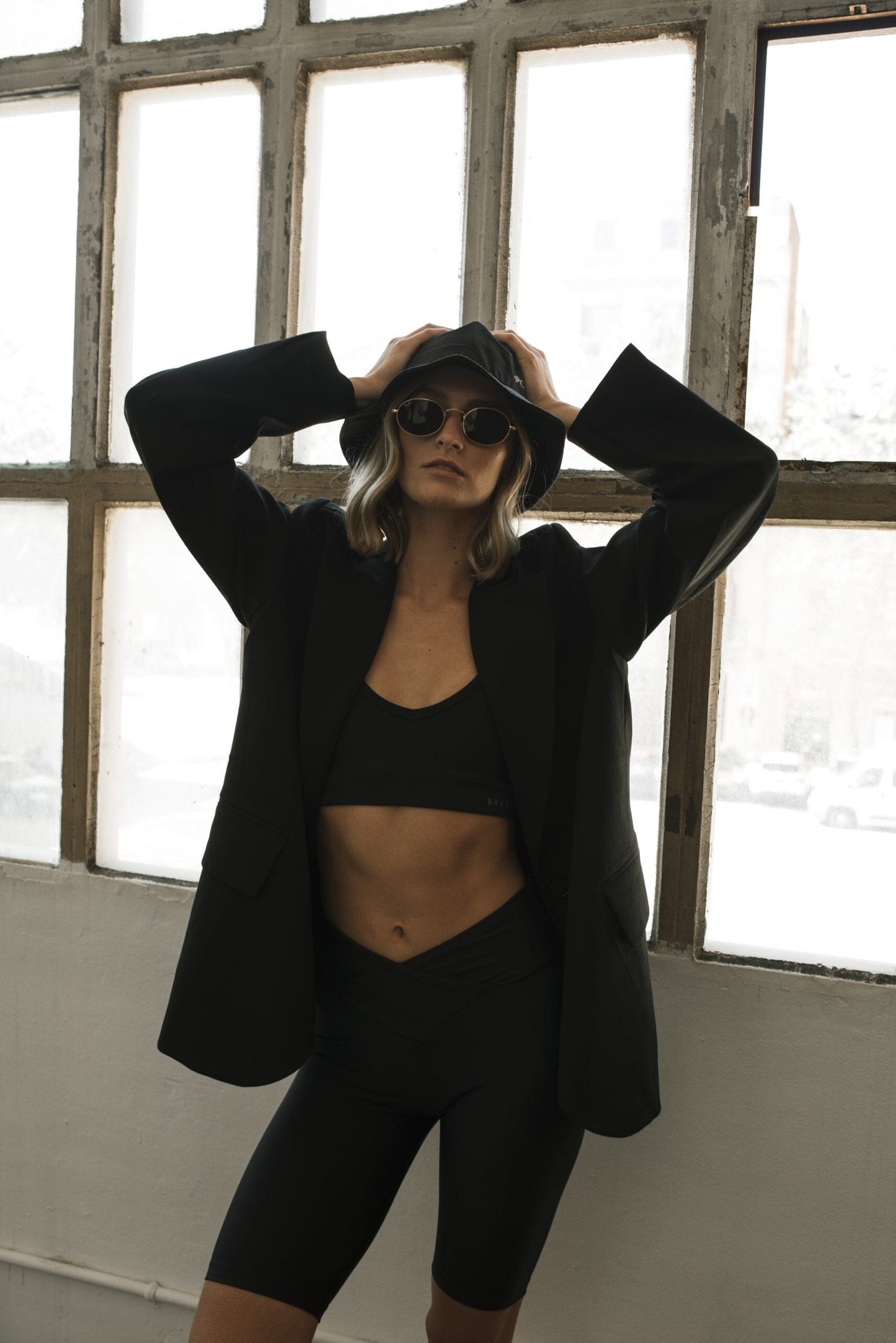 Black Biker Biker Shorts Bradhy