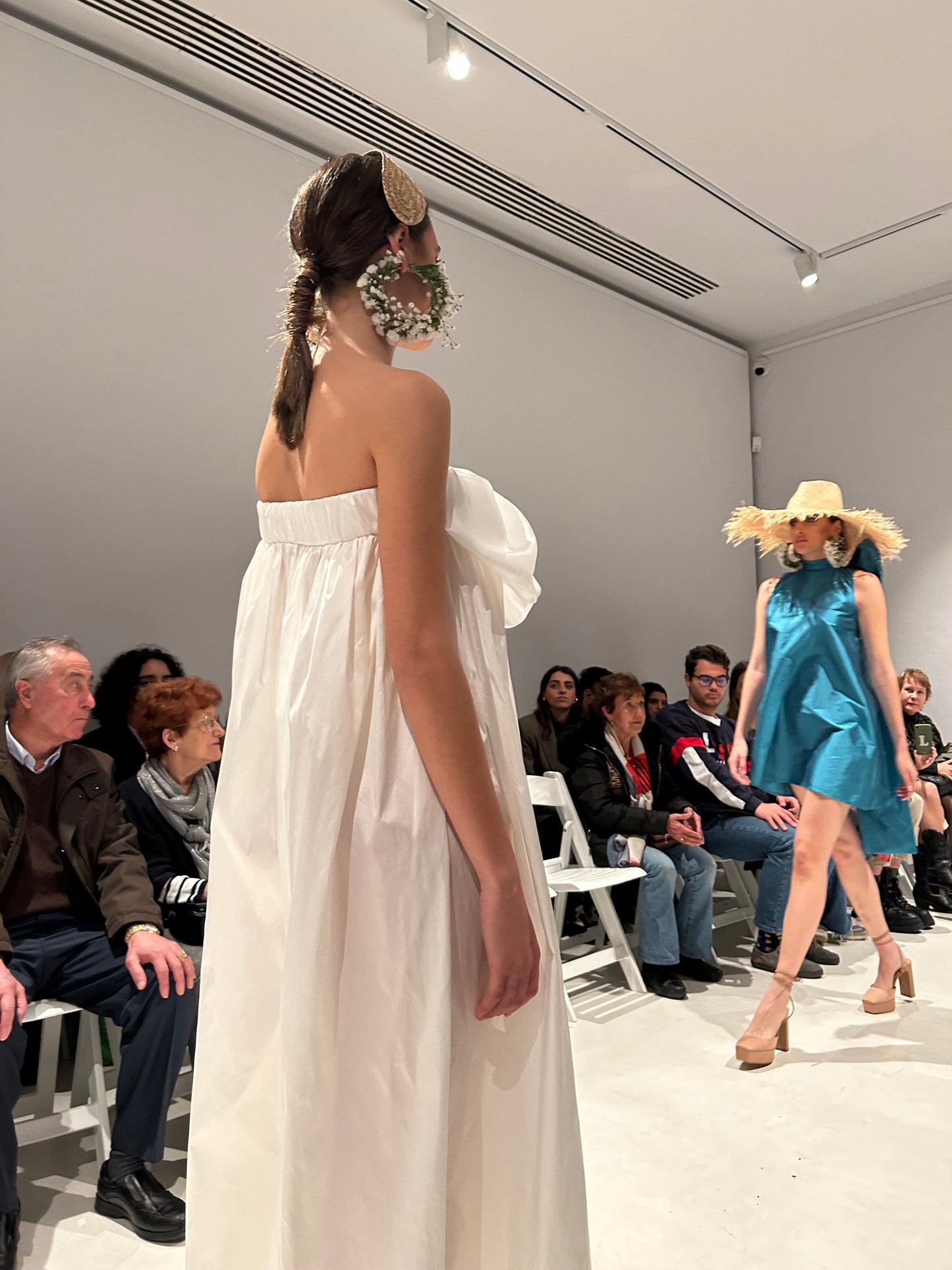 Celine White Dress Midi Dress Montilitas