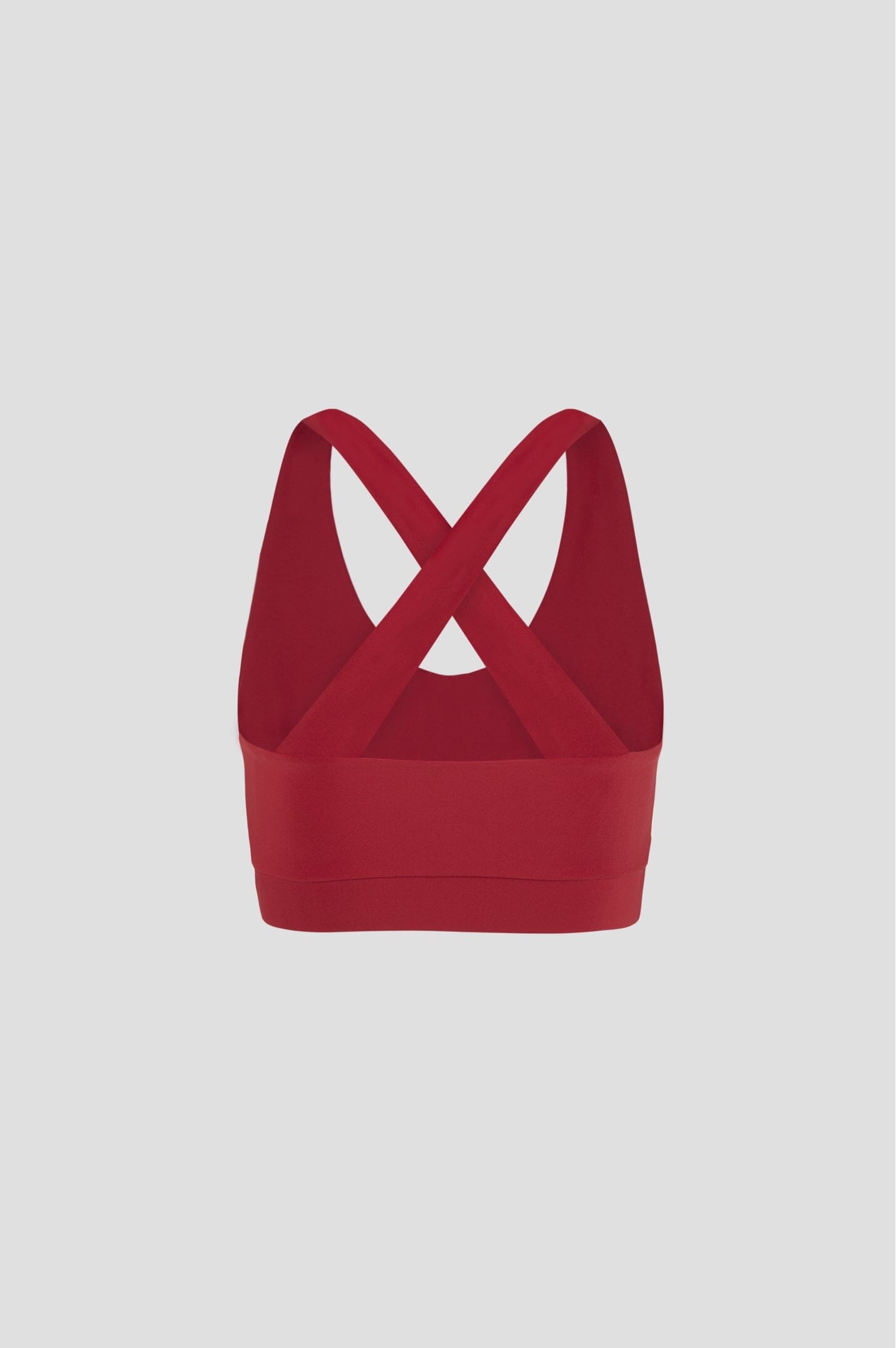 Cherry Red Top Sports Bra Bradhy