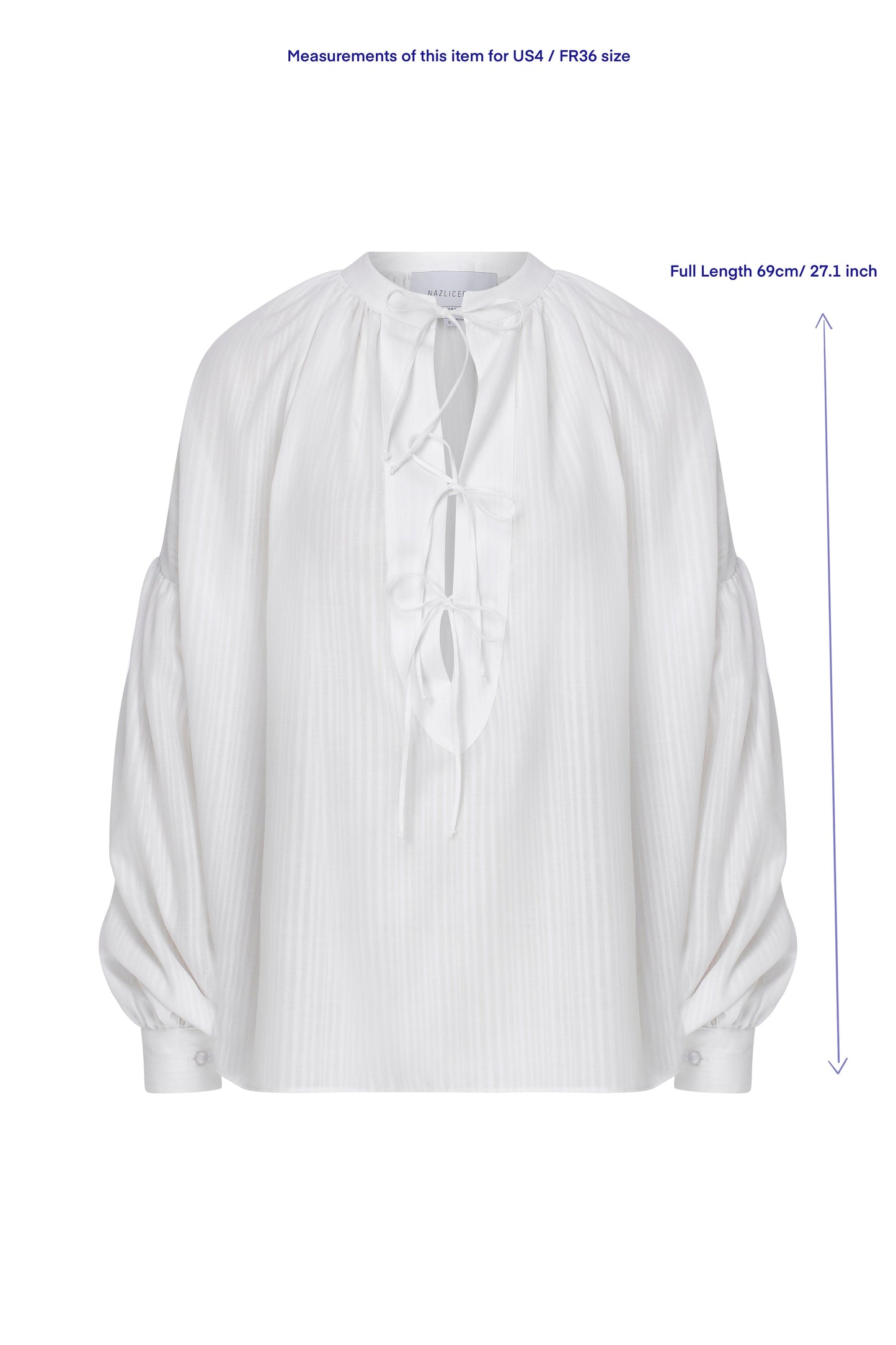 Eve Shirt in White Shirts & Tops Nazli Ceren