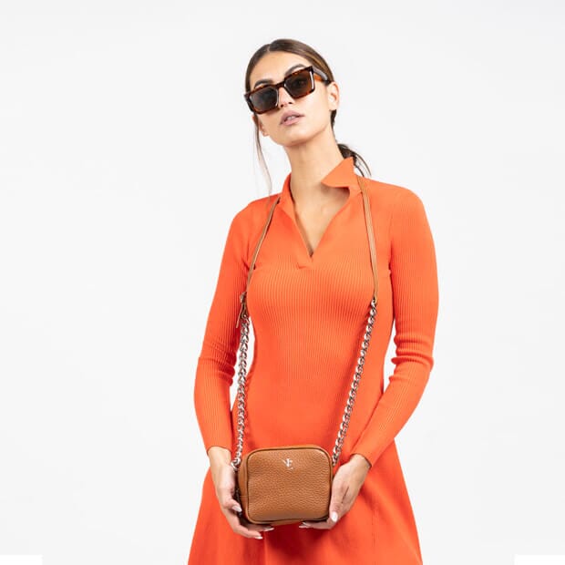 Flamengo Leather Crossbody Bags Naiara Elgarresta