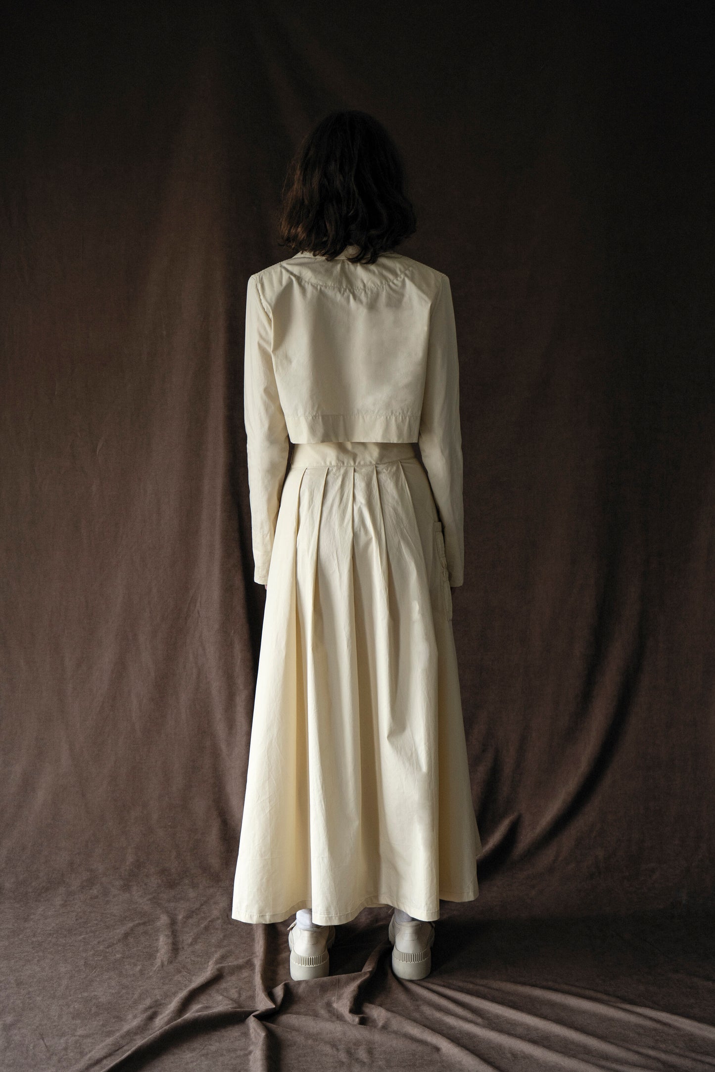 Cream Past Perfect Skirt