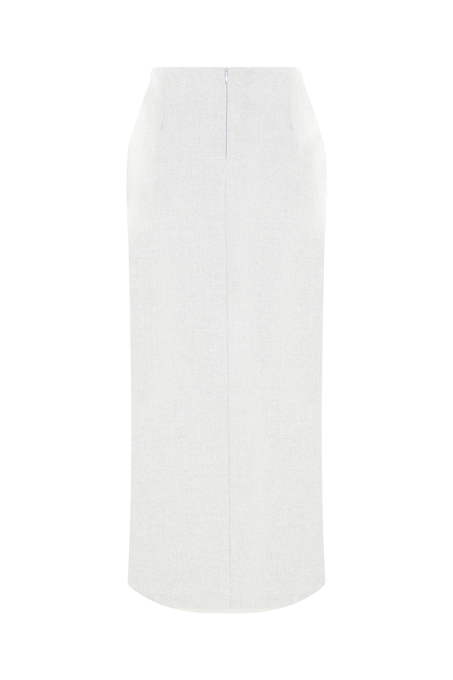 Lea Maxi Skirt in Blanche