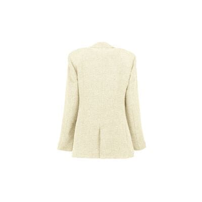 Light Weight Cotton Knit Oversized Blazer Sand Blazer Women Relax Baby Be Cool