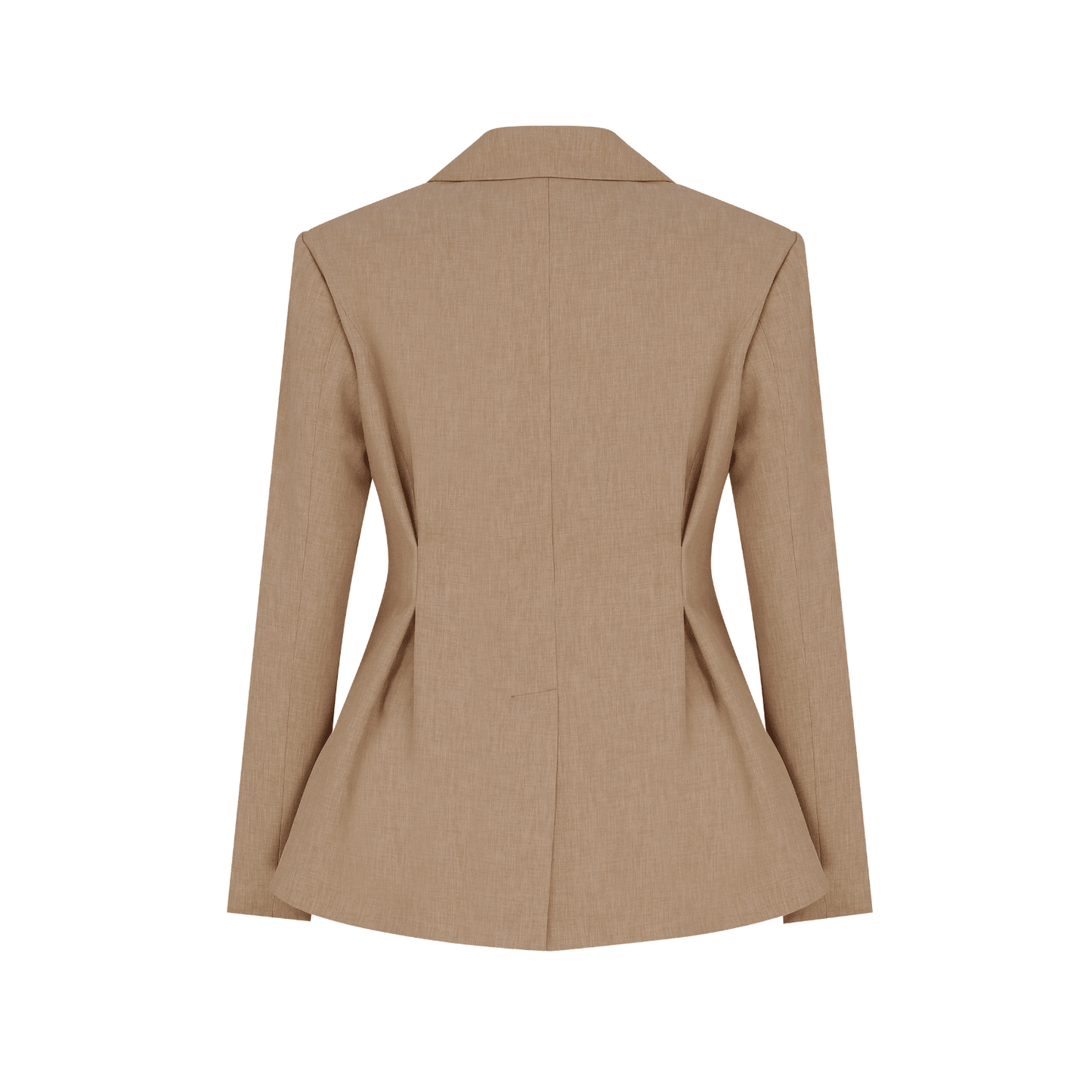 Marde Tailored Jacket in Almond Buff Coats & Jackets Nazli Ceren