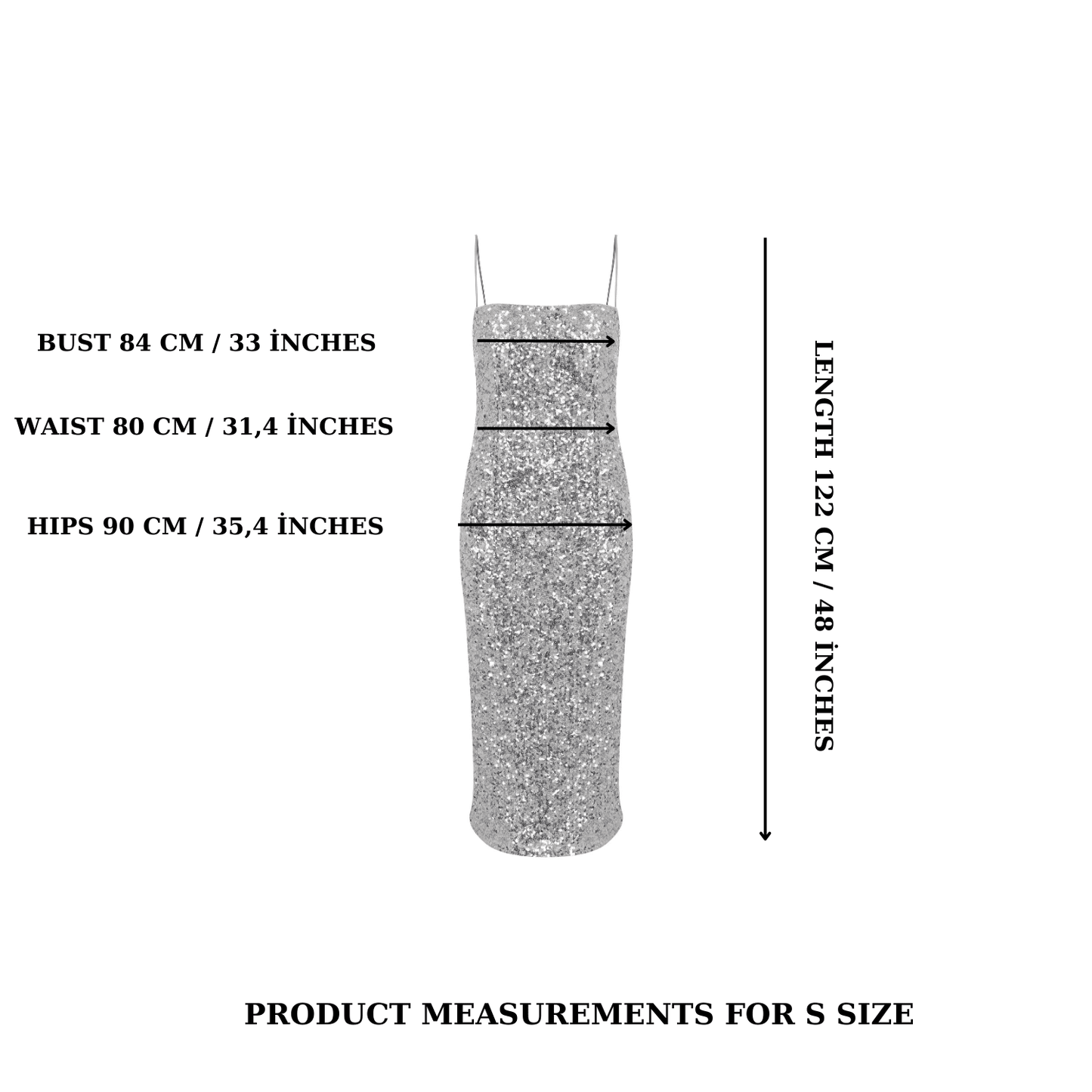 Miles Sequin Midi Dress in Silver Burch Dresses Nazli Ceren