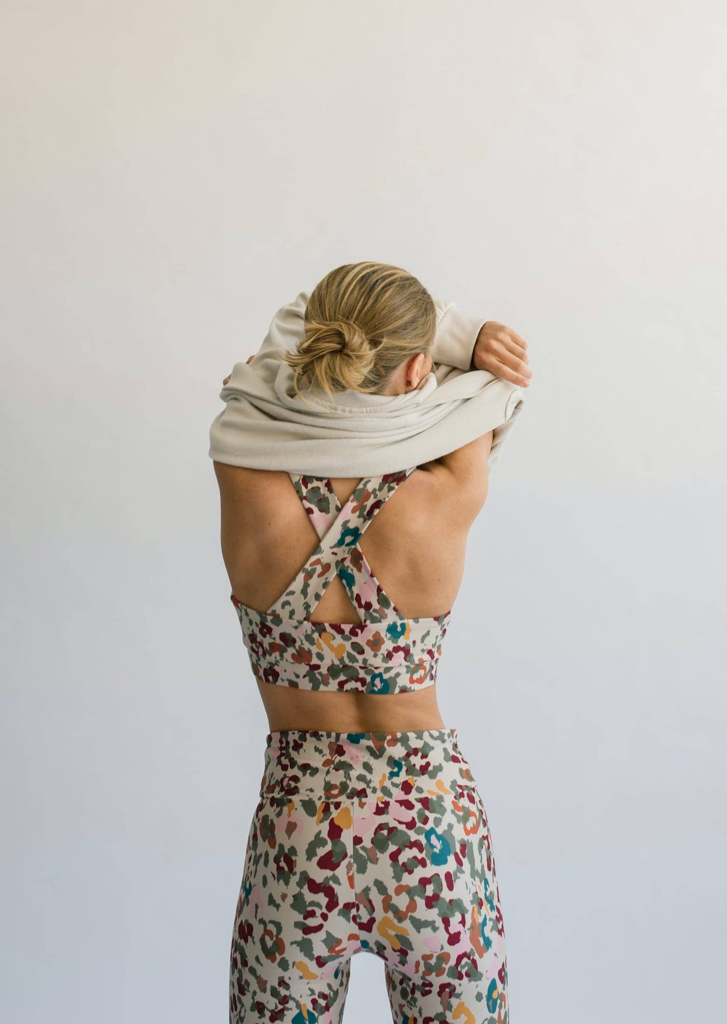 Multi Colour Leopard Print Leggings Leggings Bradhy