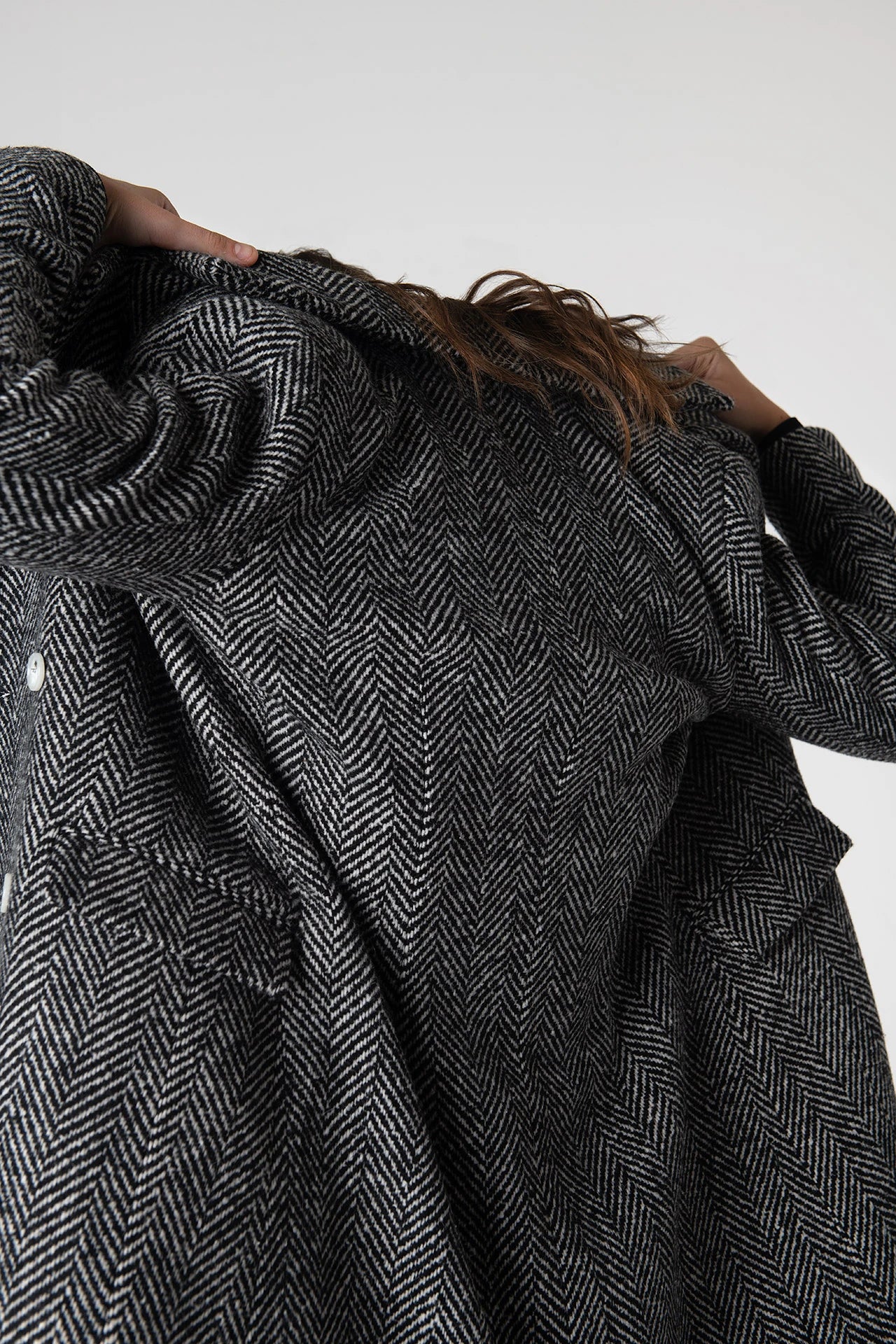 Adele Herringbone Coat