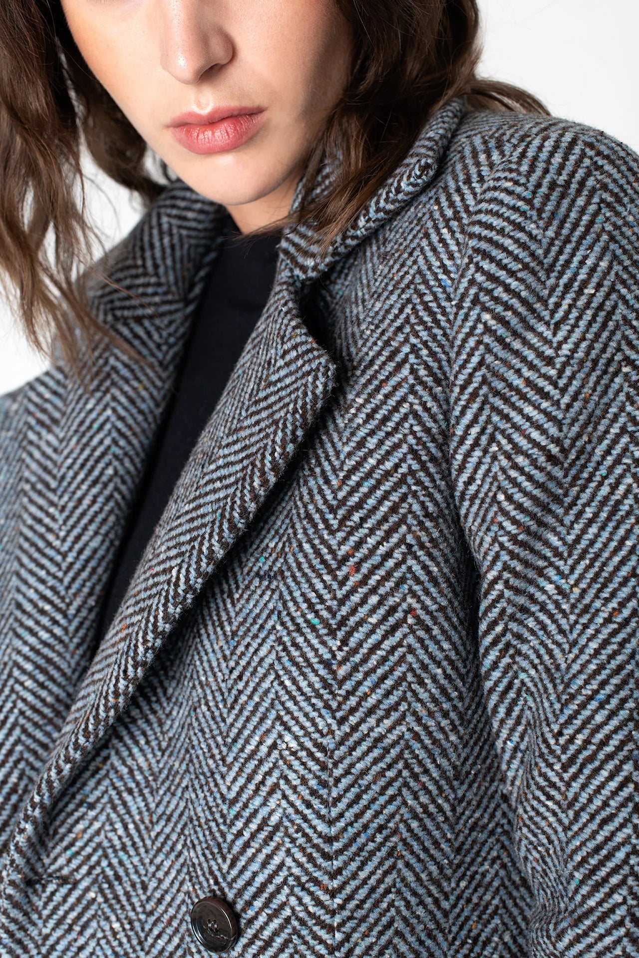 Adele Herringbone Coat