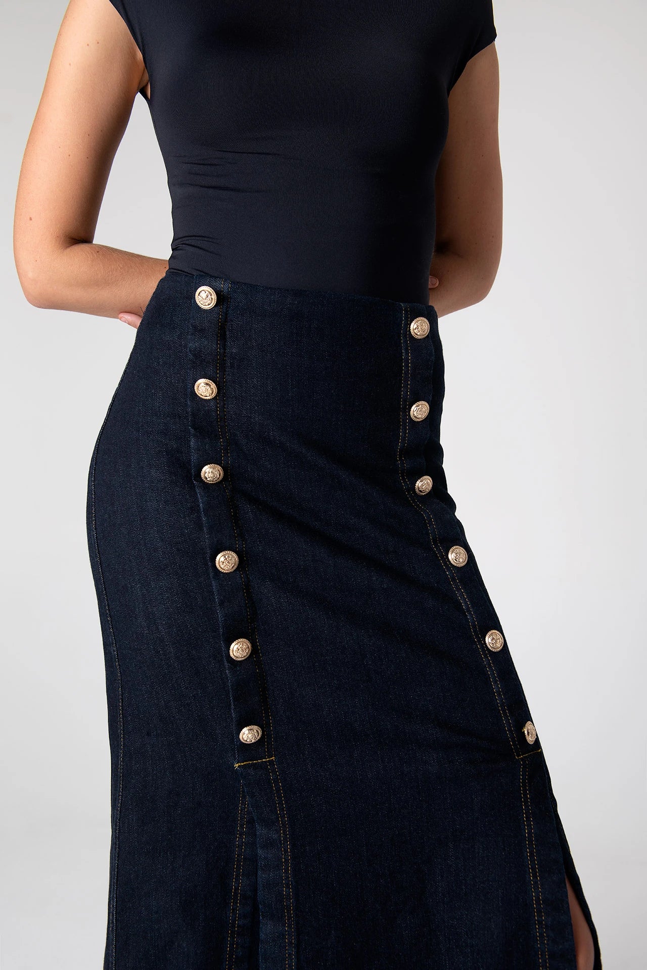 Nadia Long Skirt In Cotton