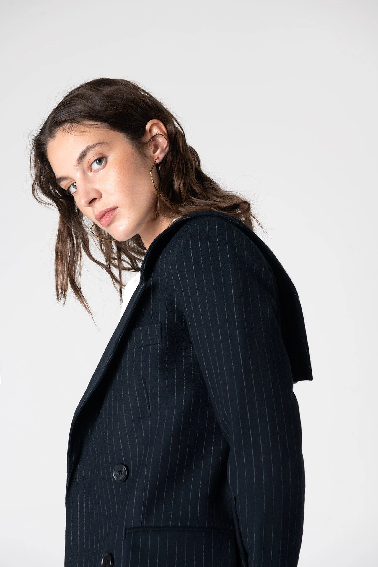 Mary Lacy Pinstripe Jacket