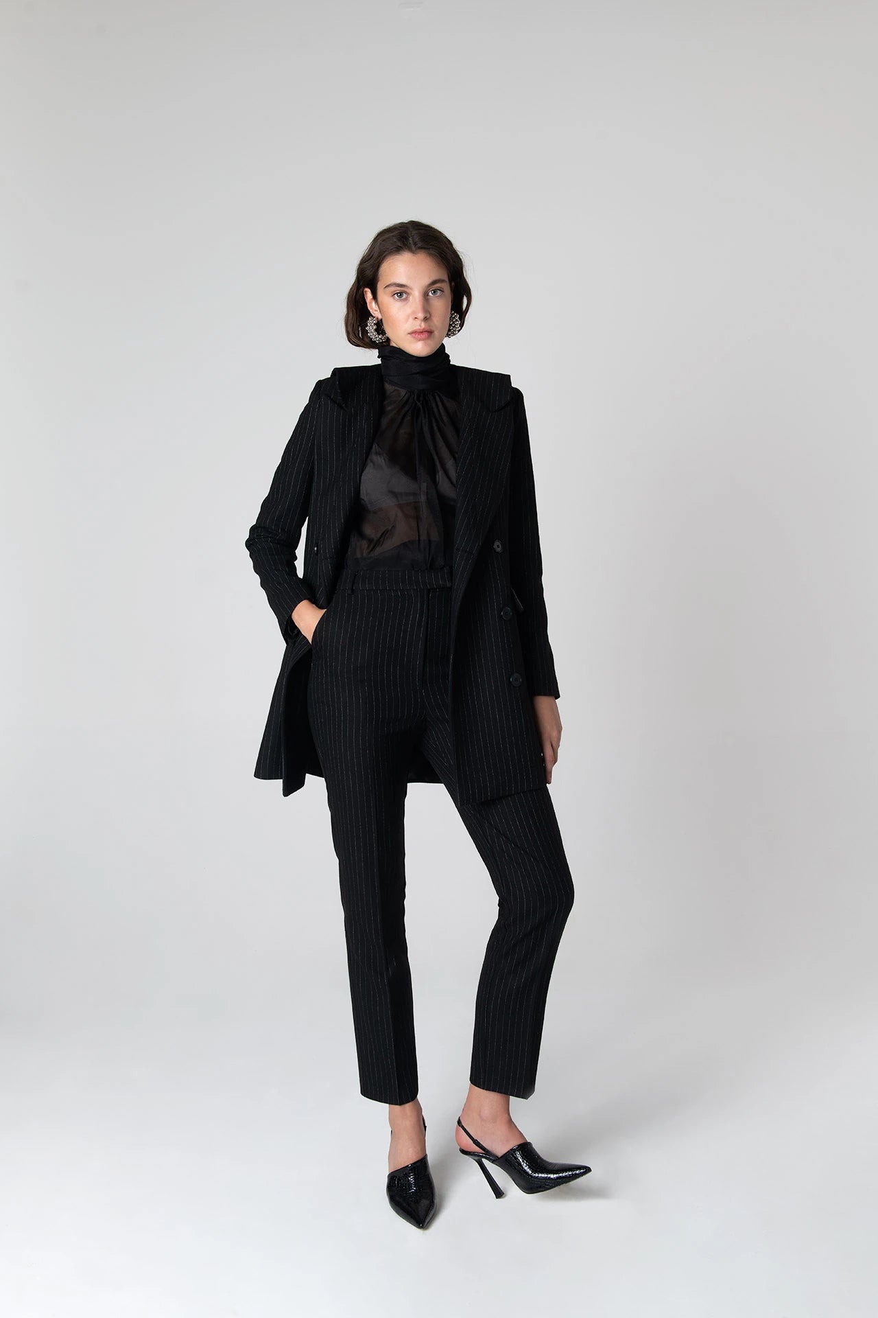 Mary Lacy Pinstripe Jacket