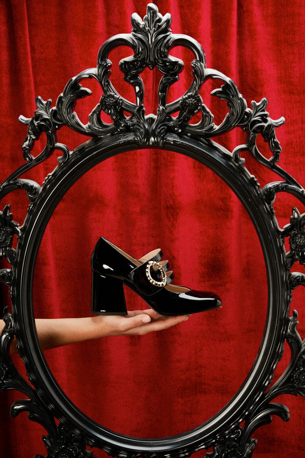 Poline Black Heels Heels Geanina Calin