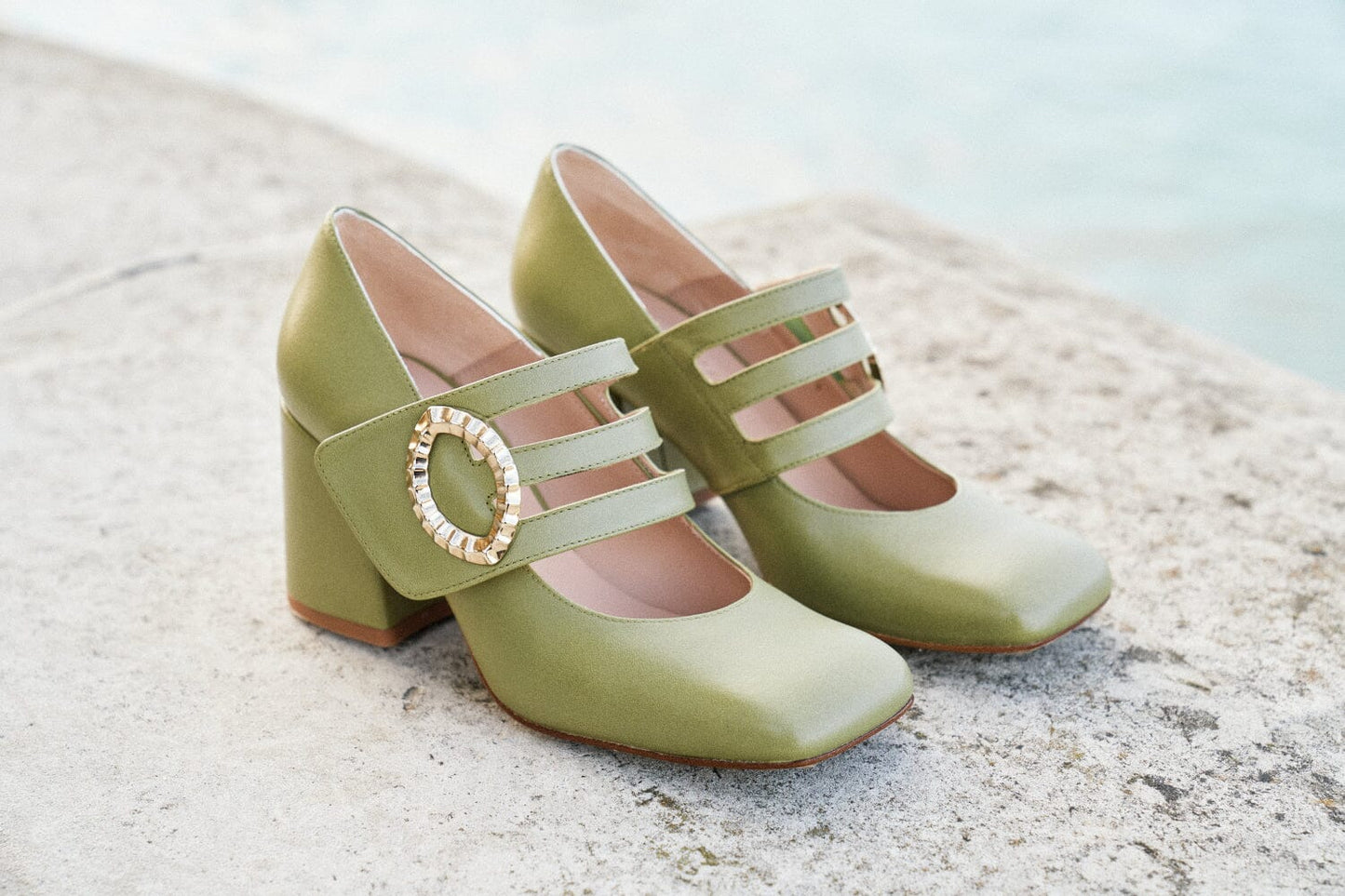 Poline Oil Heels Heels Geanina Calin