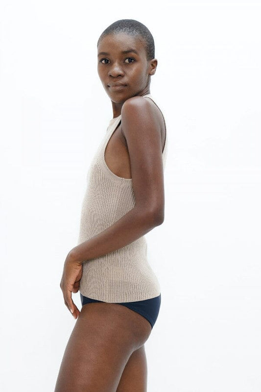 Sao Paulo Racer Knitted Top Sand Tank Tops 1 People