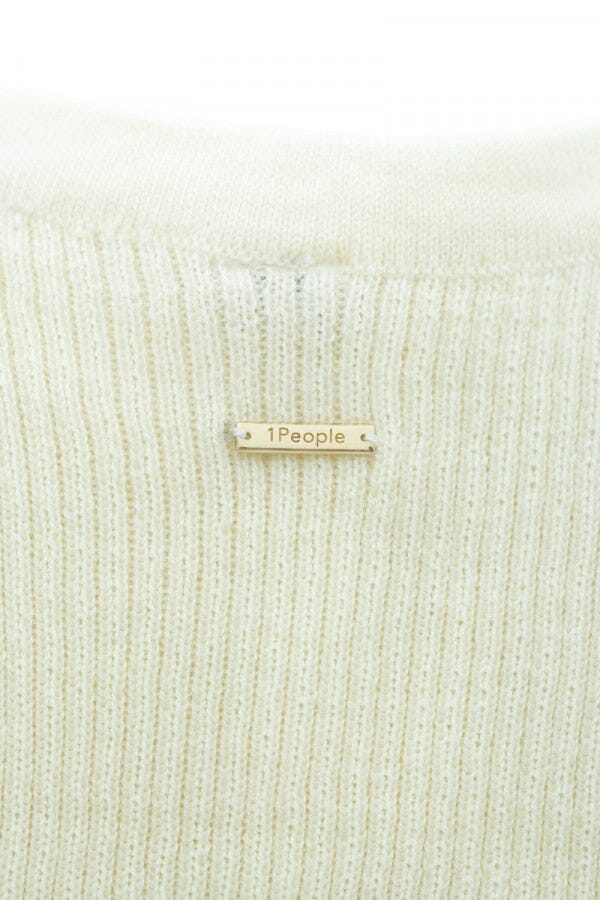 Sao Paulo Racer Knitted Top White Tank Tops 1 People