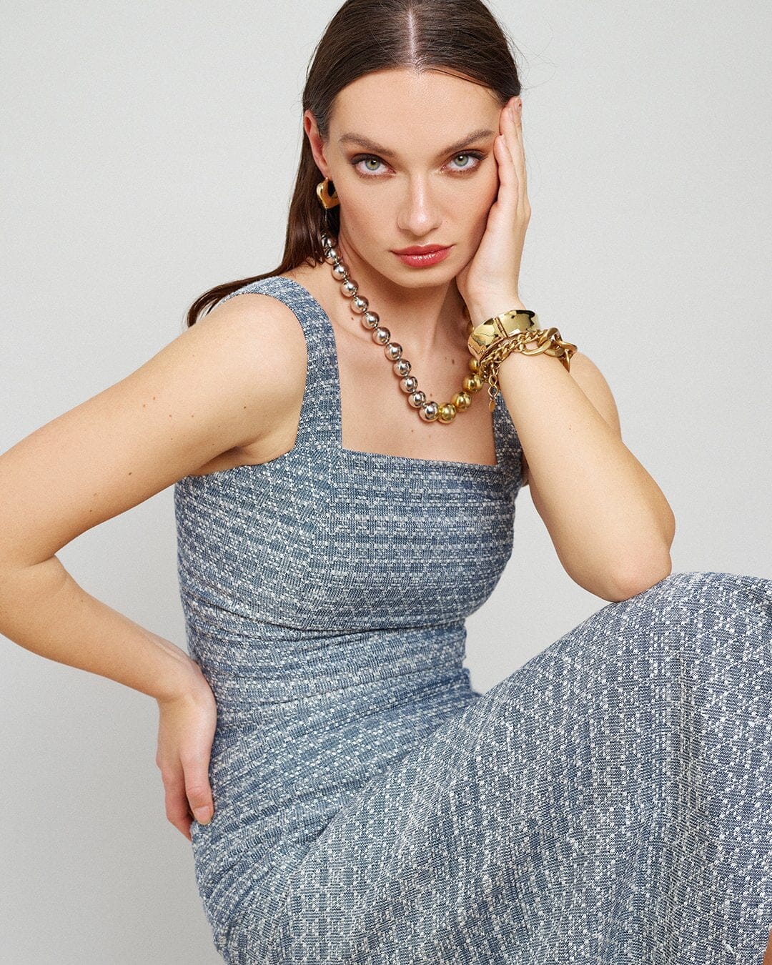 The A Line Skirt Midi Skirt AMILLI