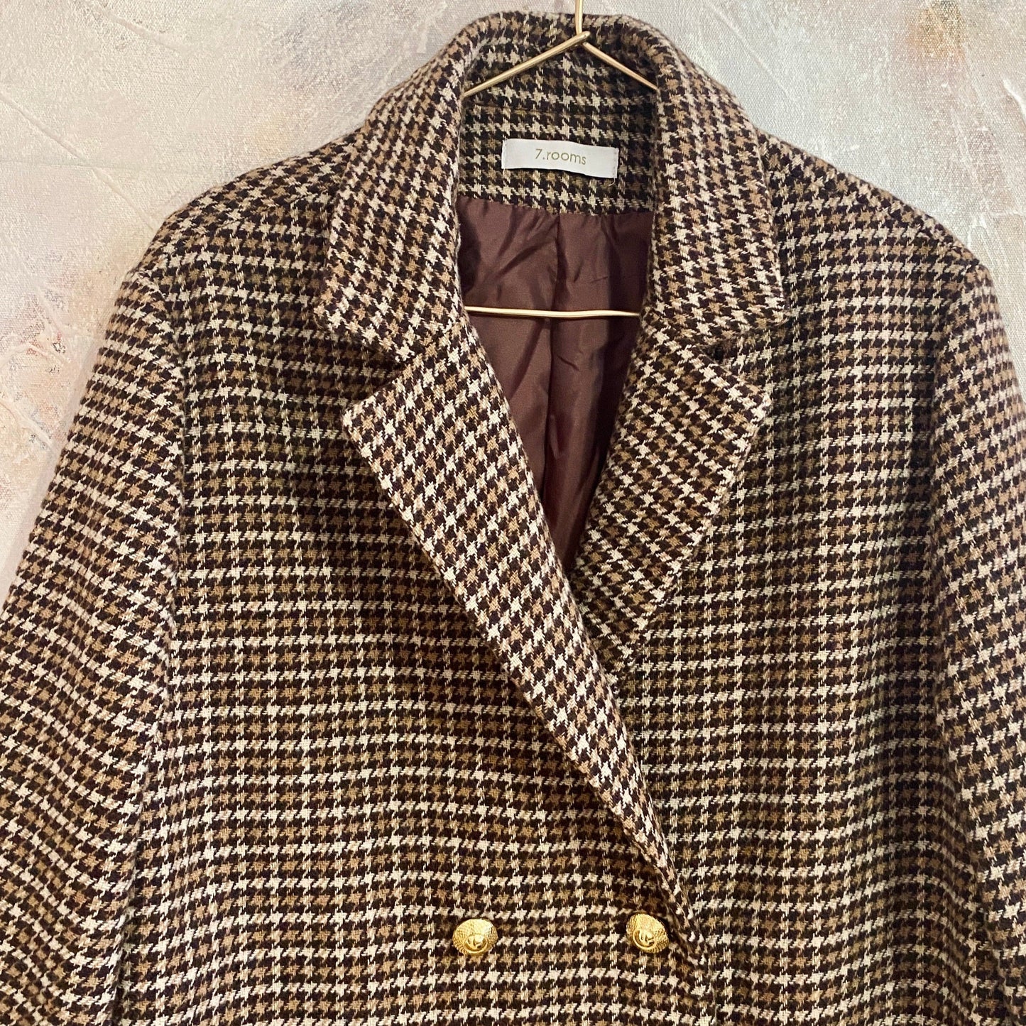 May Oversized Blazer in Brown