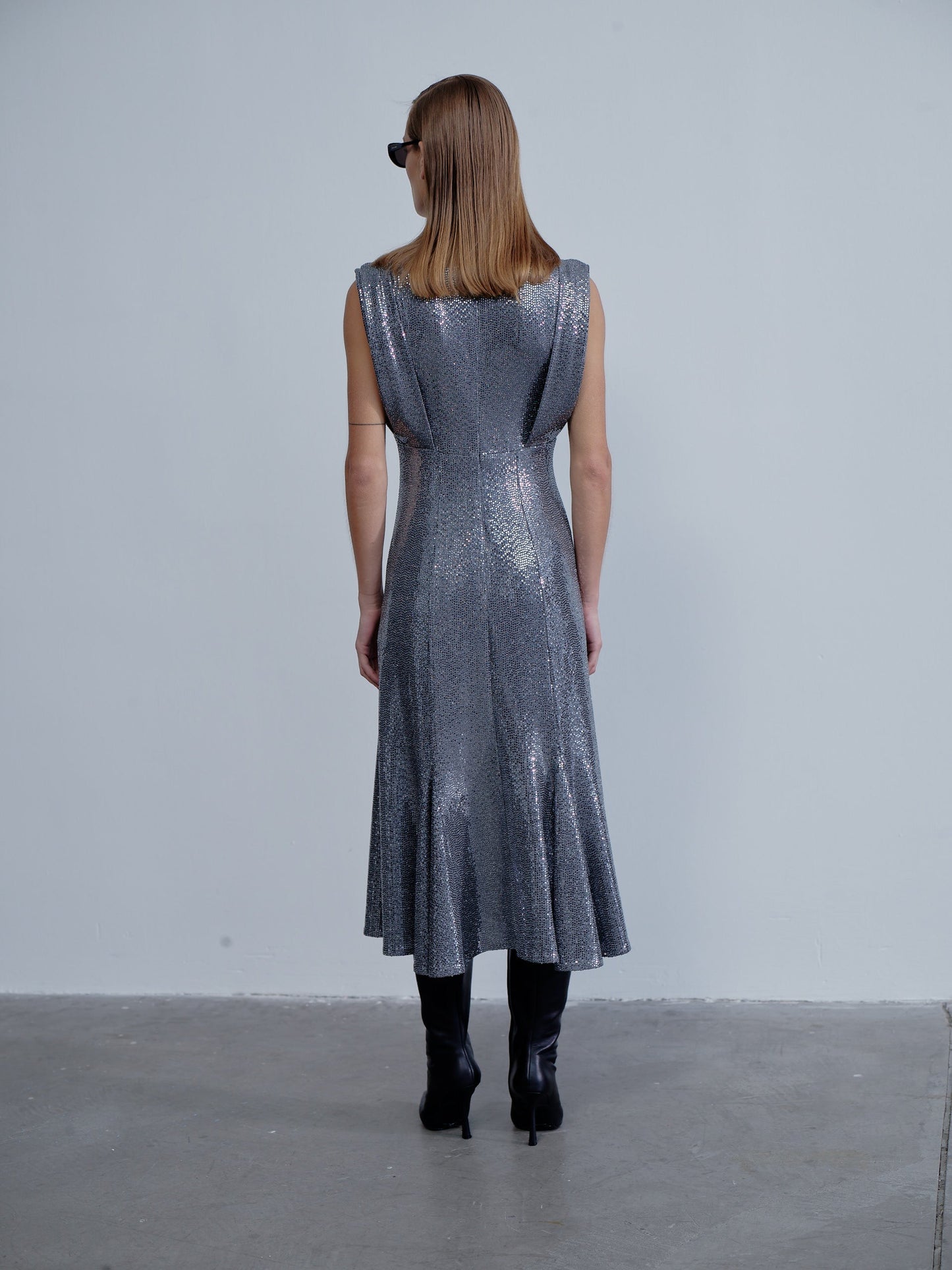 Lycee Sequin Midi Dress