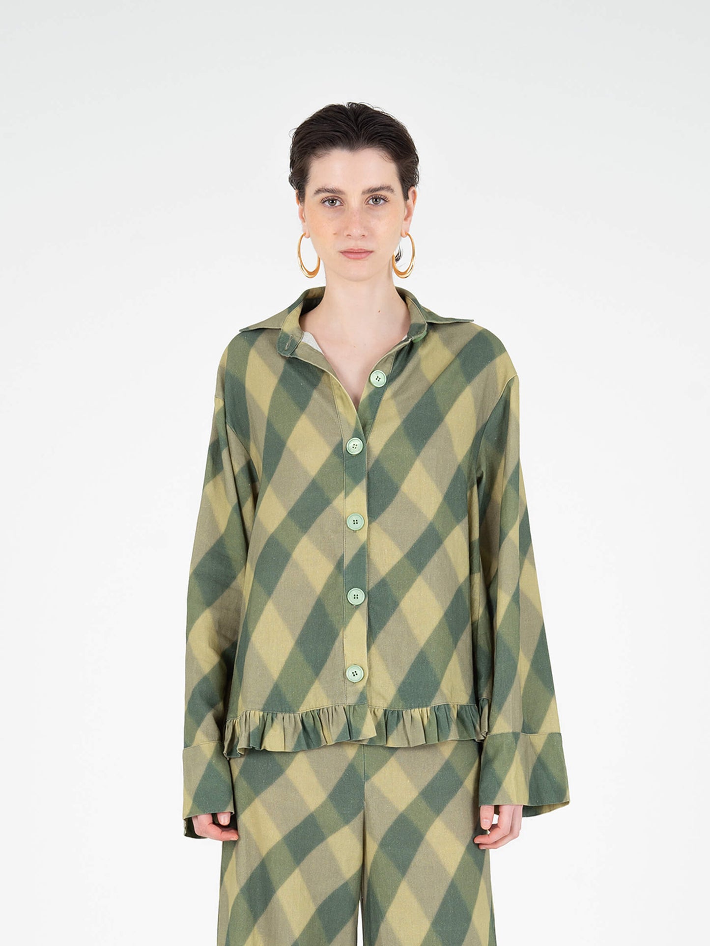 Annapurna Green Rhombus Shirt