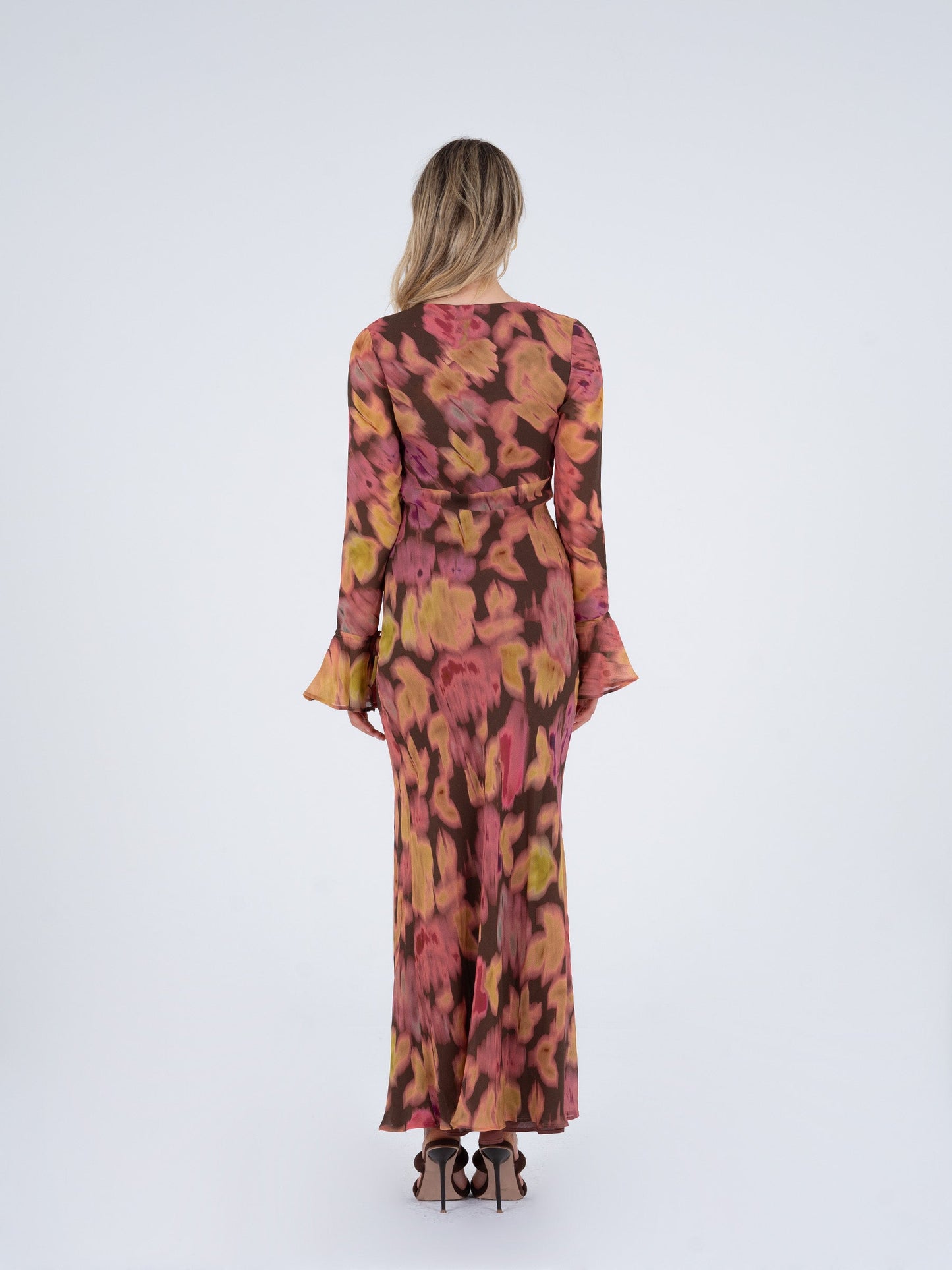 Petal volcanic dress