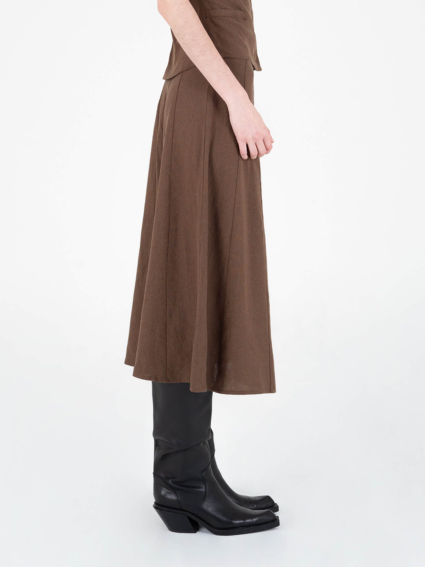 Teide Brown Skirt