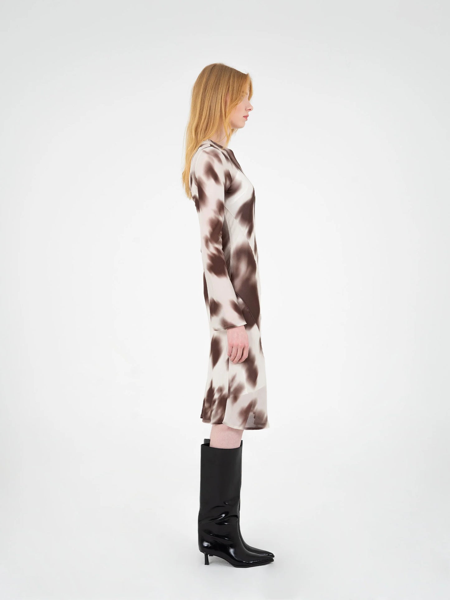 Citylights Cow Print Dress