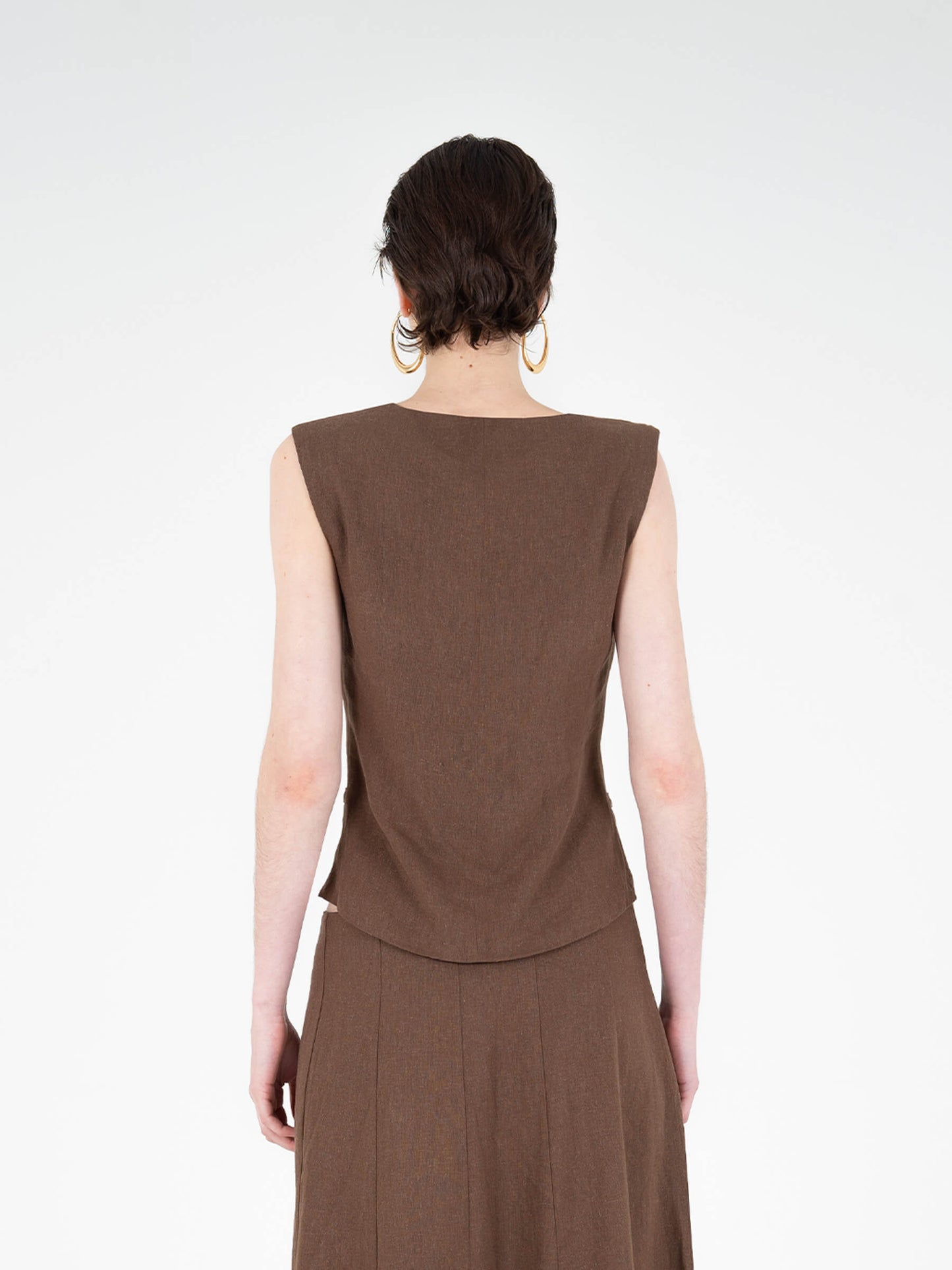 Teide Brown Vest