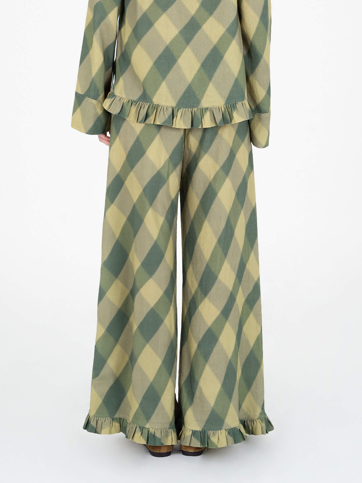 Annapurna Green Rhombus Pants