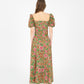 Orion Green Floral Print Dress