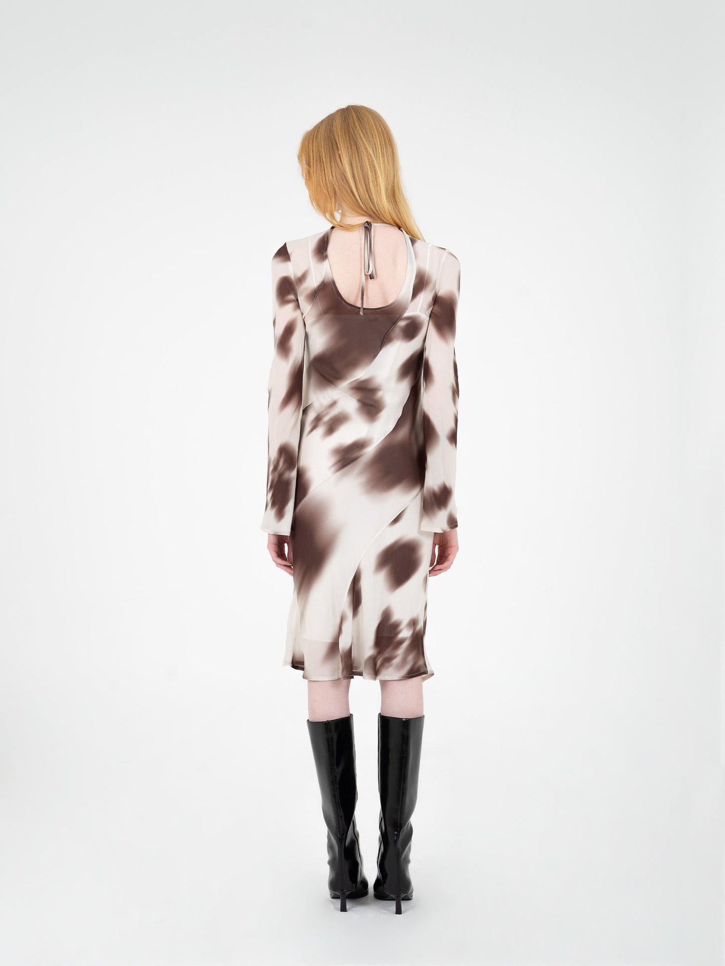 Citylights Cow Print Dress