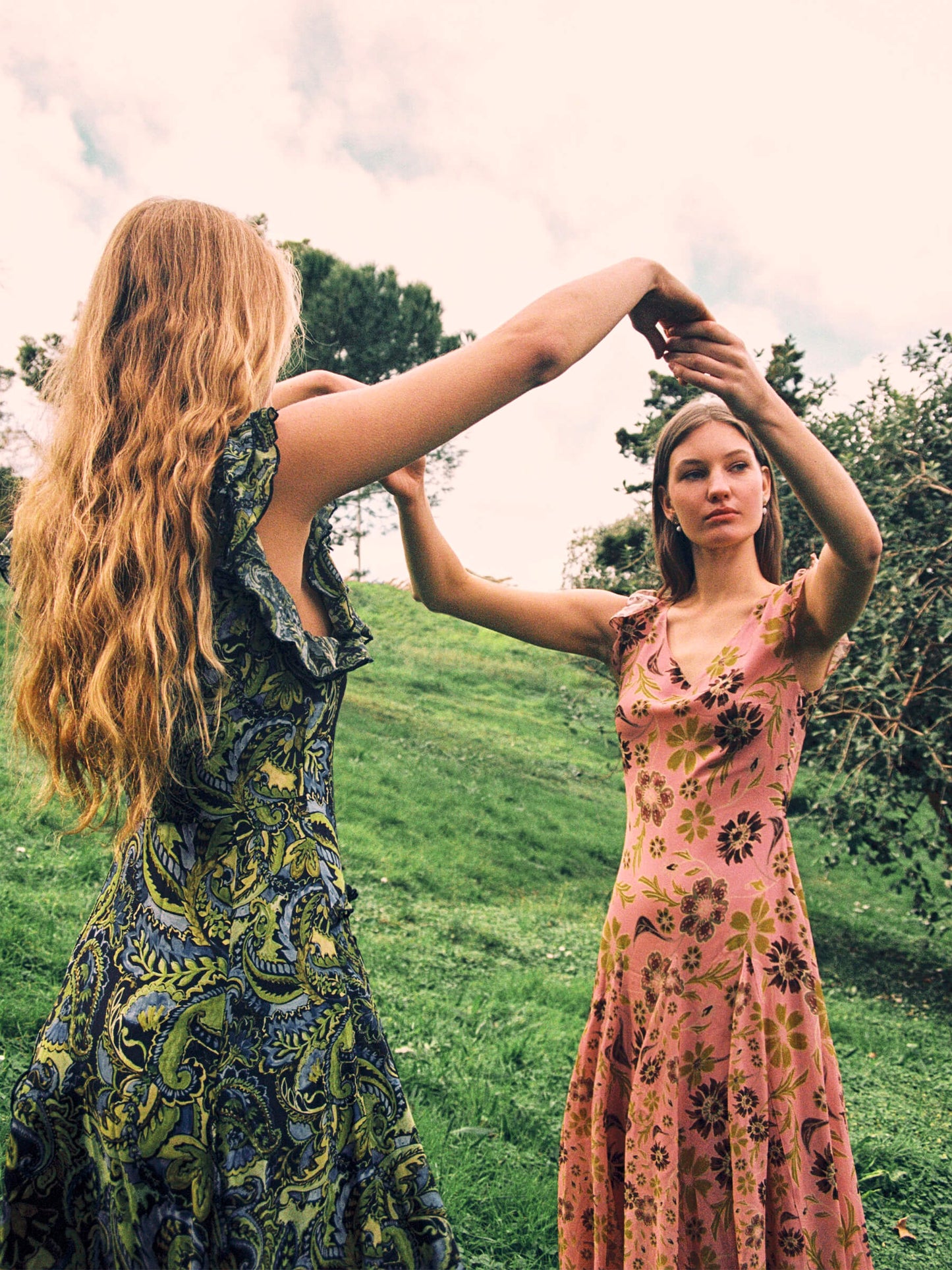 Amour Pink Floral Print Dress