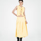 Harlem Yellow Pleated Skirt